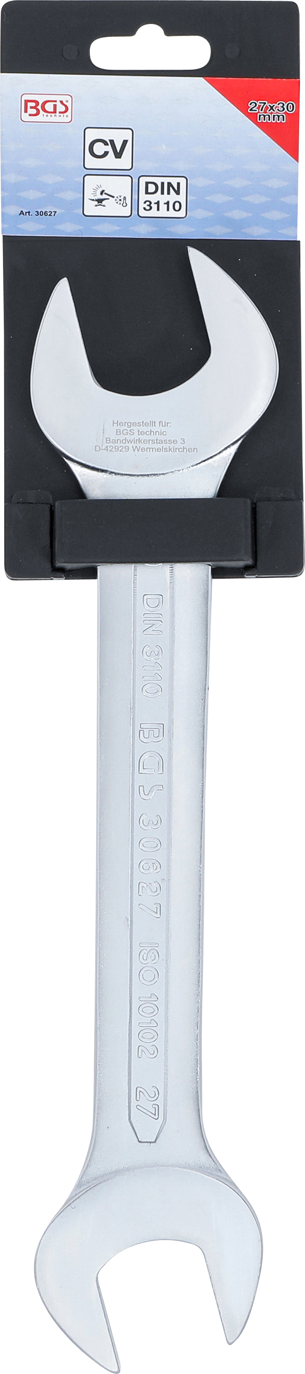 BGS Doppel-Maulschlüssel | SW 27 x 30 mm BGS Doppel-Maulschlüssel | SW 27 x 30 mm