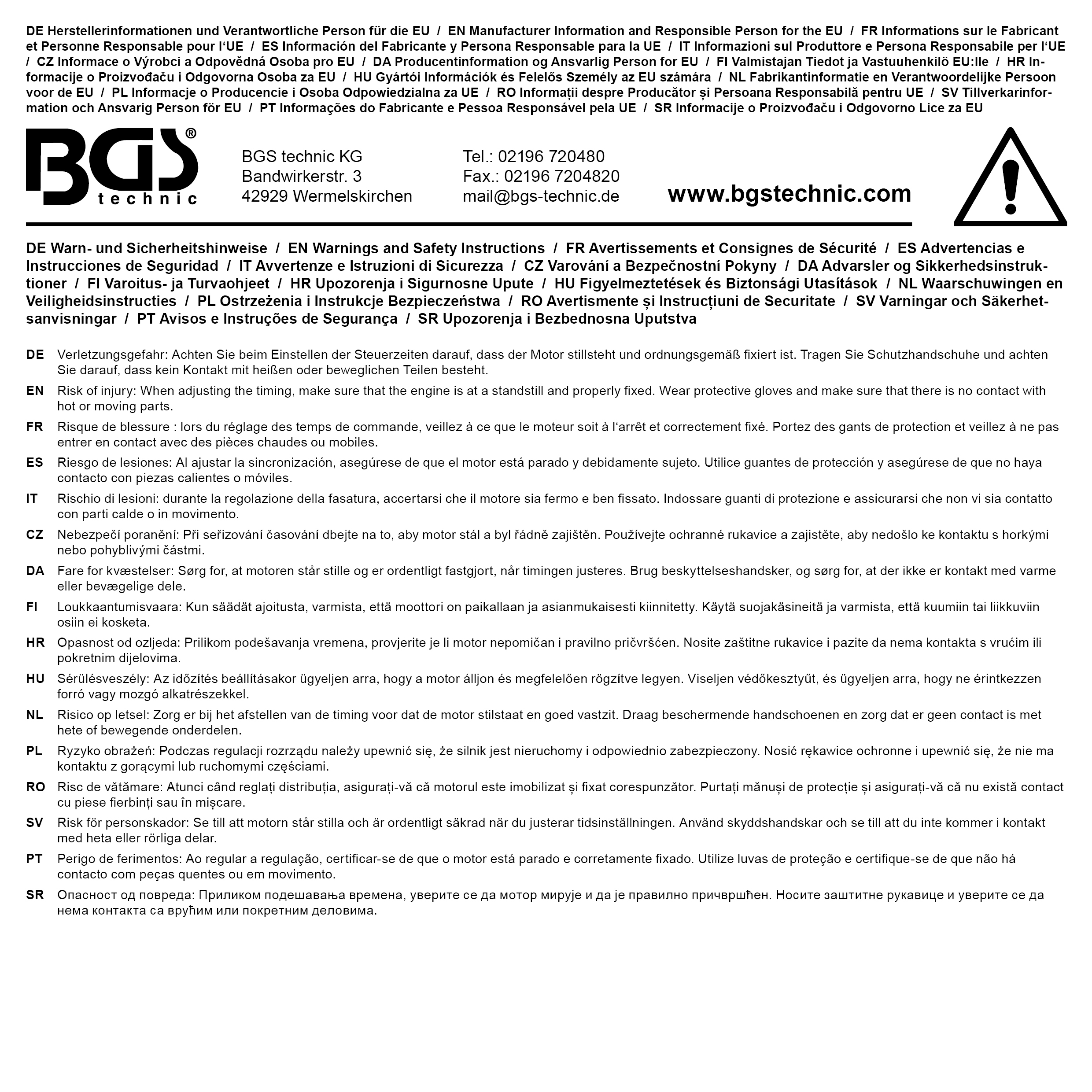 BGS Spezial-Einsatz für ATF Einfüllstopfen | T-Profil (für Torx) T55 | für MINI