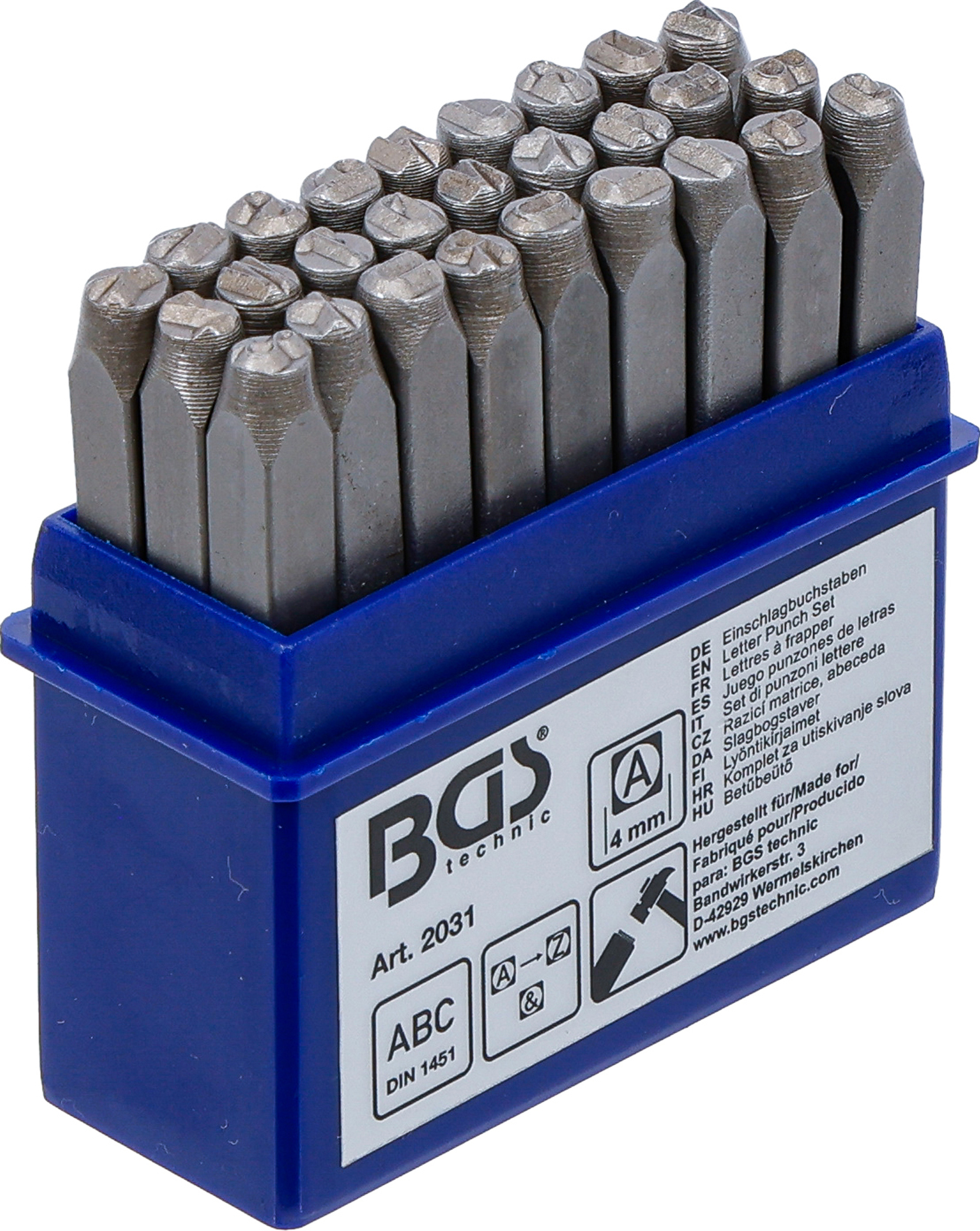 BGS Einschlagbuchstaben | 4 mm