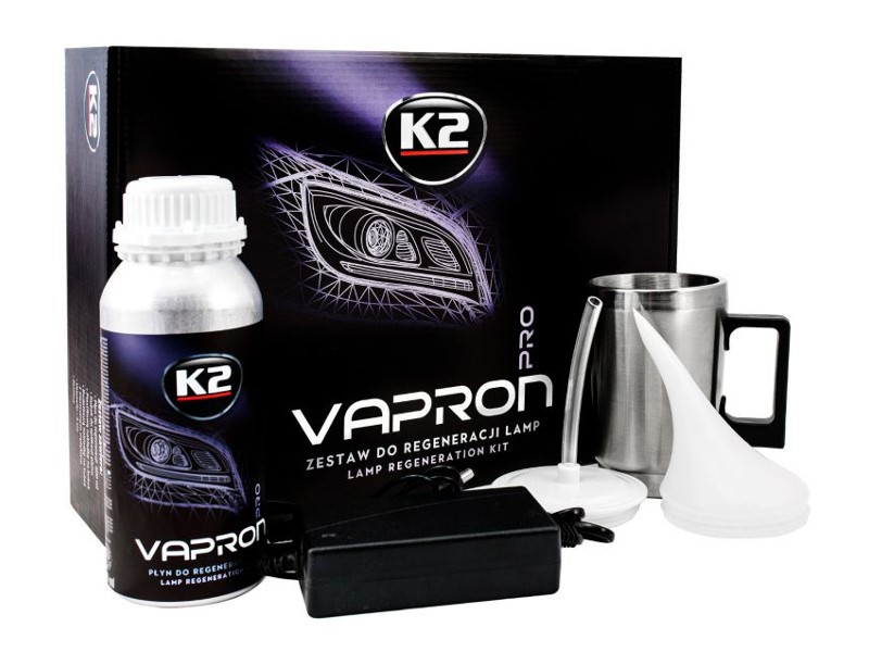 K2 Pro Vapron Lamp Regeneration Kit Scheinwerferaufbereitungs Set