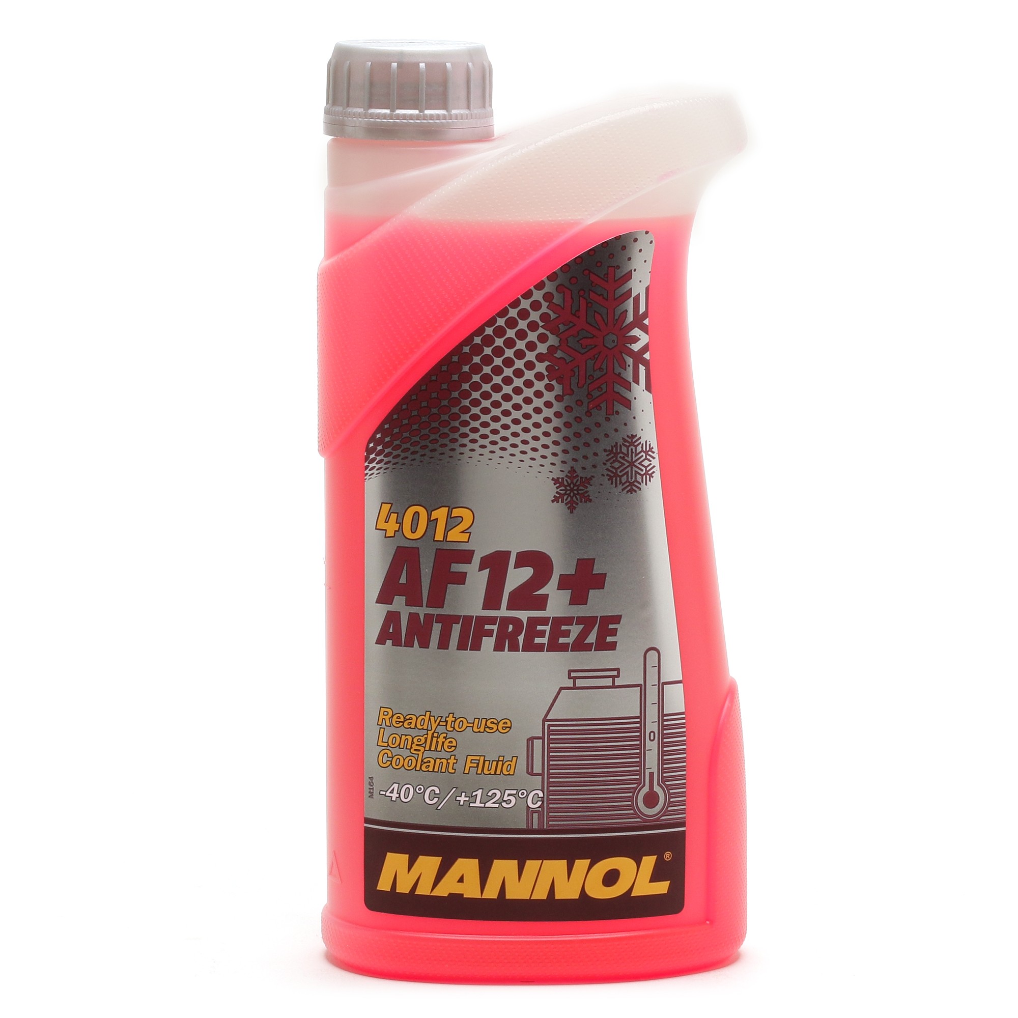 Mannol 4012 Kühlerfrostschutz Antifreeze AF12+ Longlife -40 Fertigmischung 1 Liter