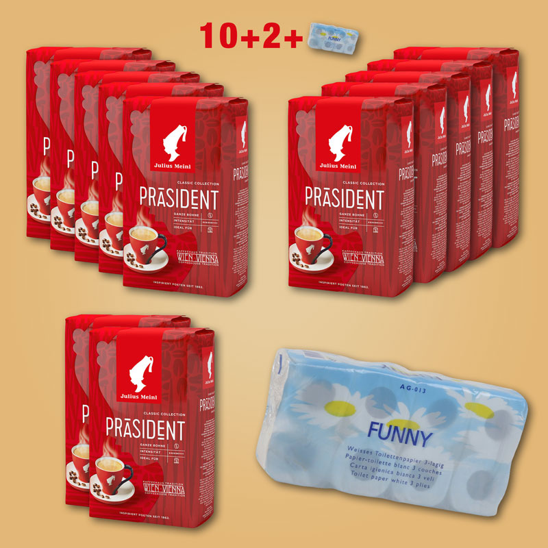 Julius Meinl Kaffee Präsident AKTION Paket