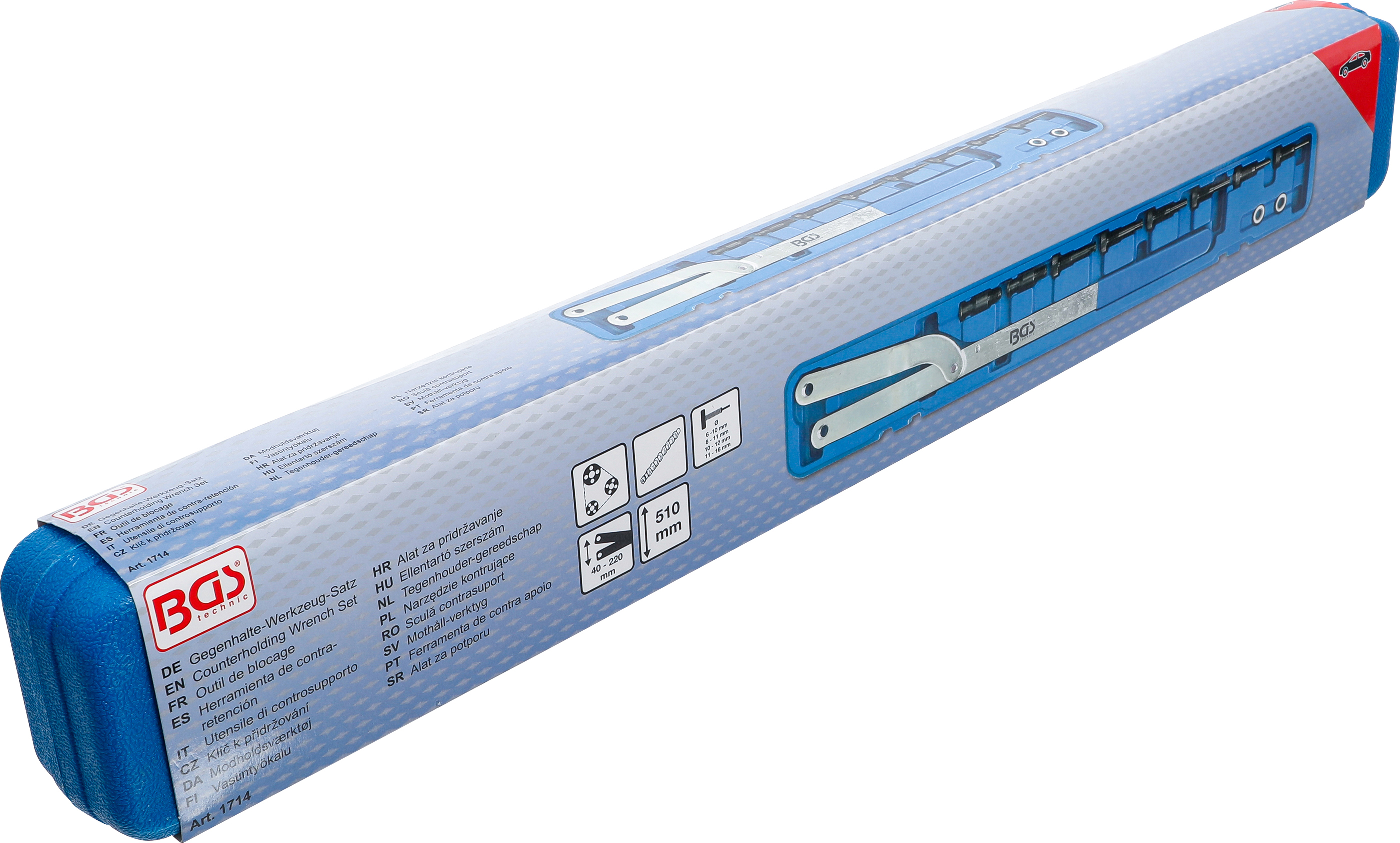 BGS Gegenhalte-Werkzeug-Satz | mit austauschbaren Stiften