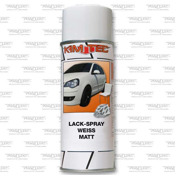 Kim-Tec Lackspray RAL 9010 Weiss matt 400 ml