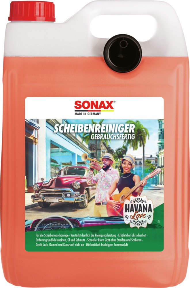 Sonax ScheibenReiniger gebrauchsfertig Havana Love 5 Liter