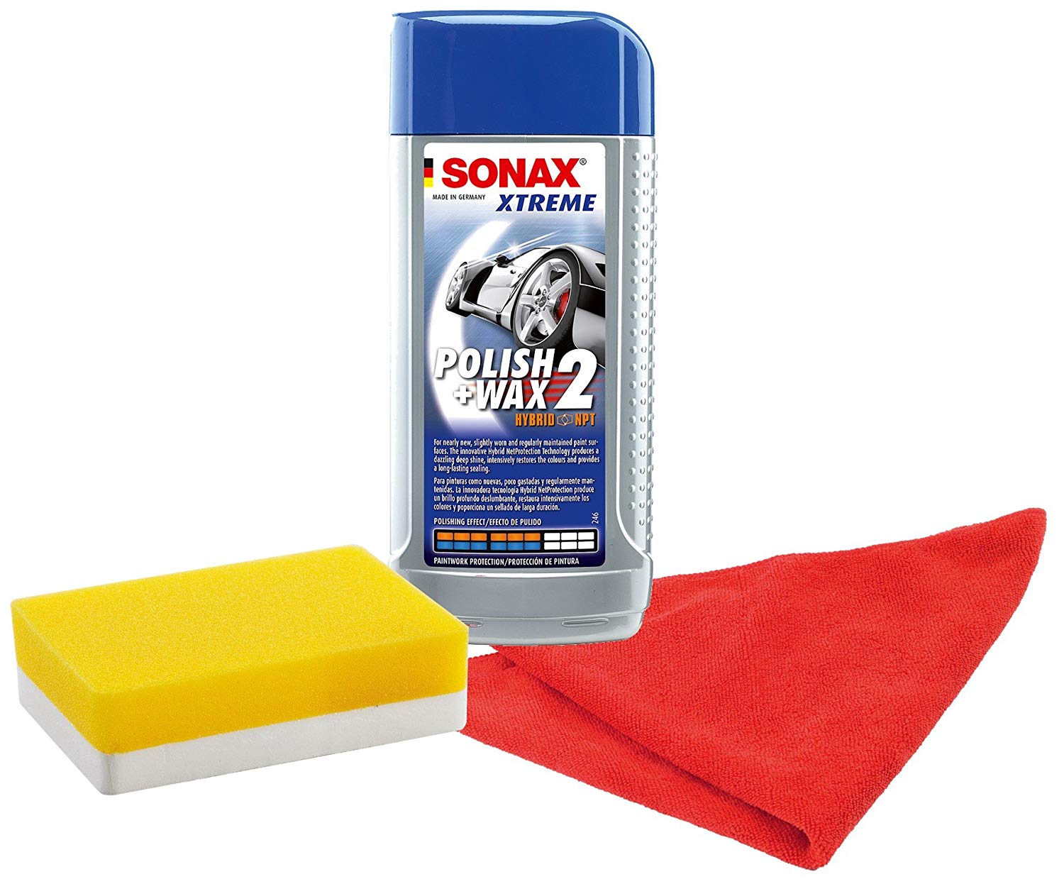 Sonax Xtreme Polish + Wax 2 Hybrid NPT SET
