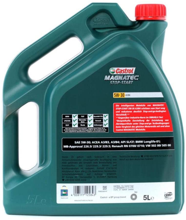 5W-30 Castrol Magnatec Stop Start A3/B4 Motoröl 5 Liter