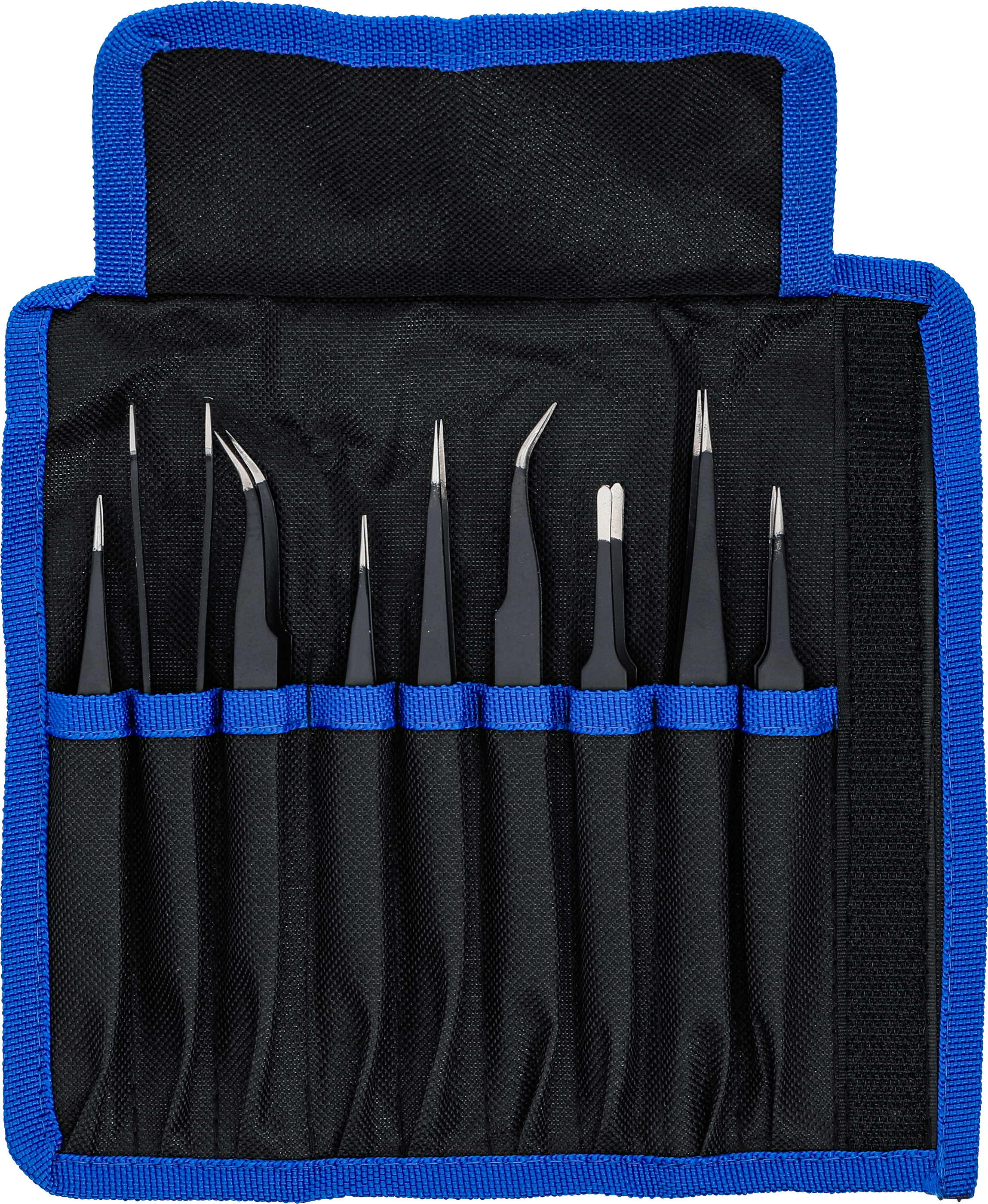 BGS Edelstahl-Pinzetten-Satz | 9-tlg.