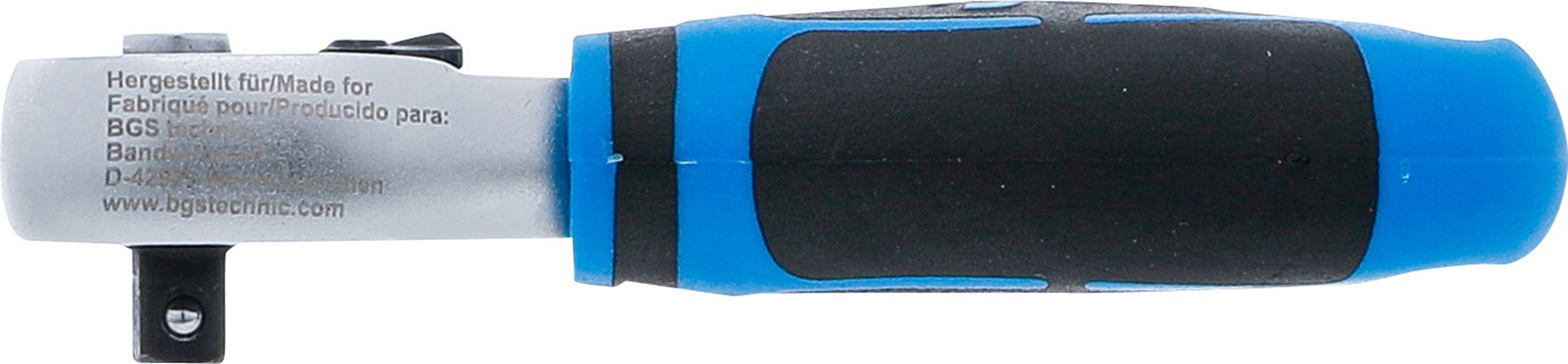 BGS Mini-Umschaltknarre | Abtrieb Außenvierkant 6,3 mm (1/4")