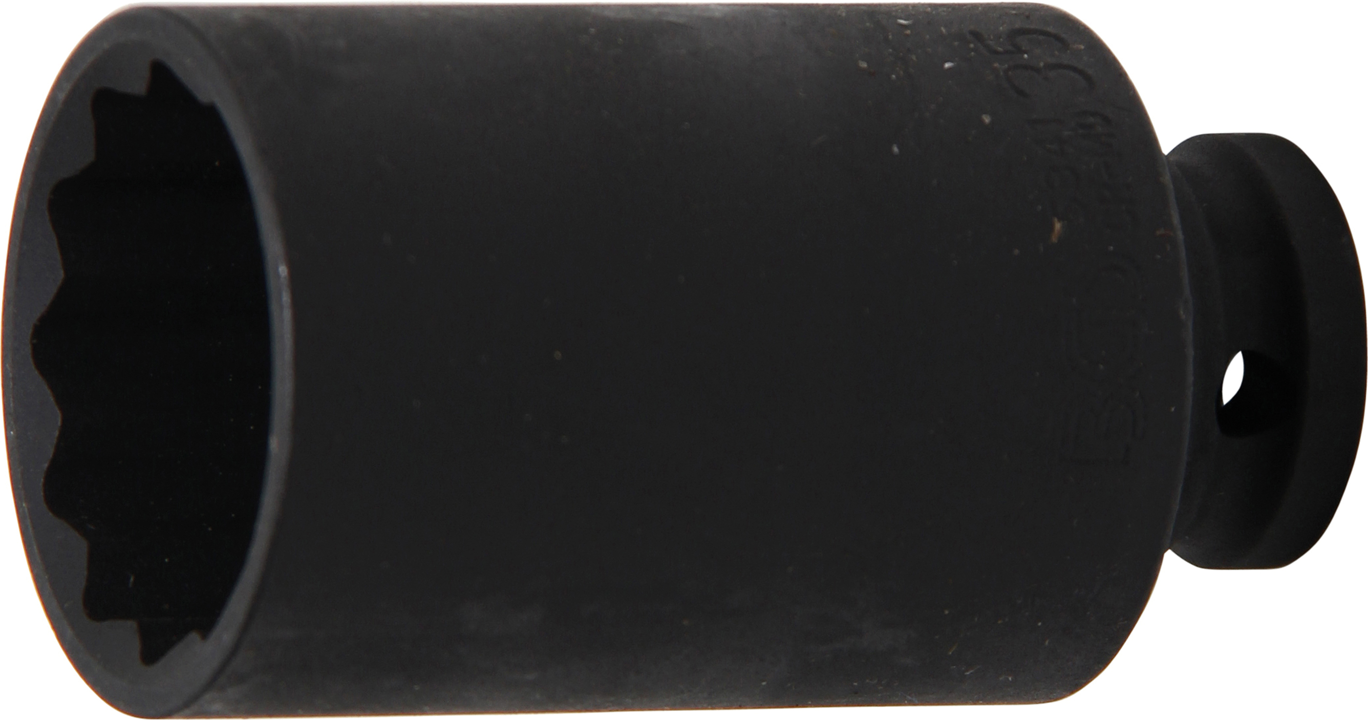 BGS Kraft-Steckschlüssel-Einsatz Zwölfkant, tief | Antrieb Innenvierkant 12,5 mm (1/2") | SW 35 mm