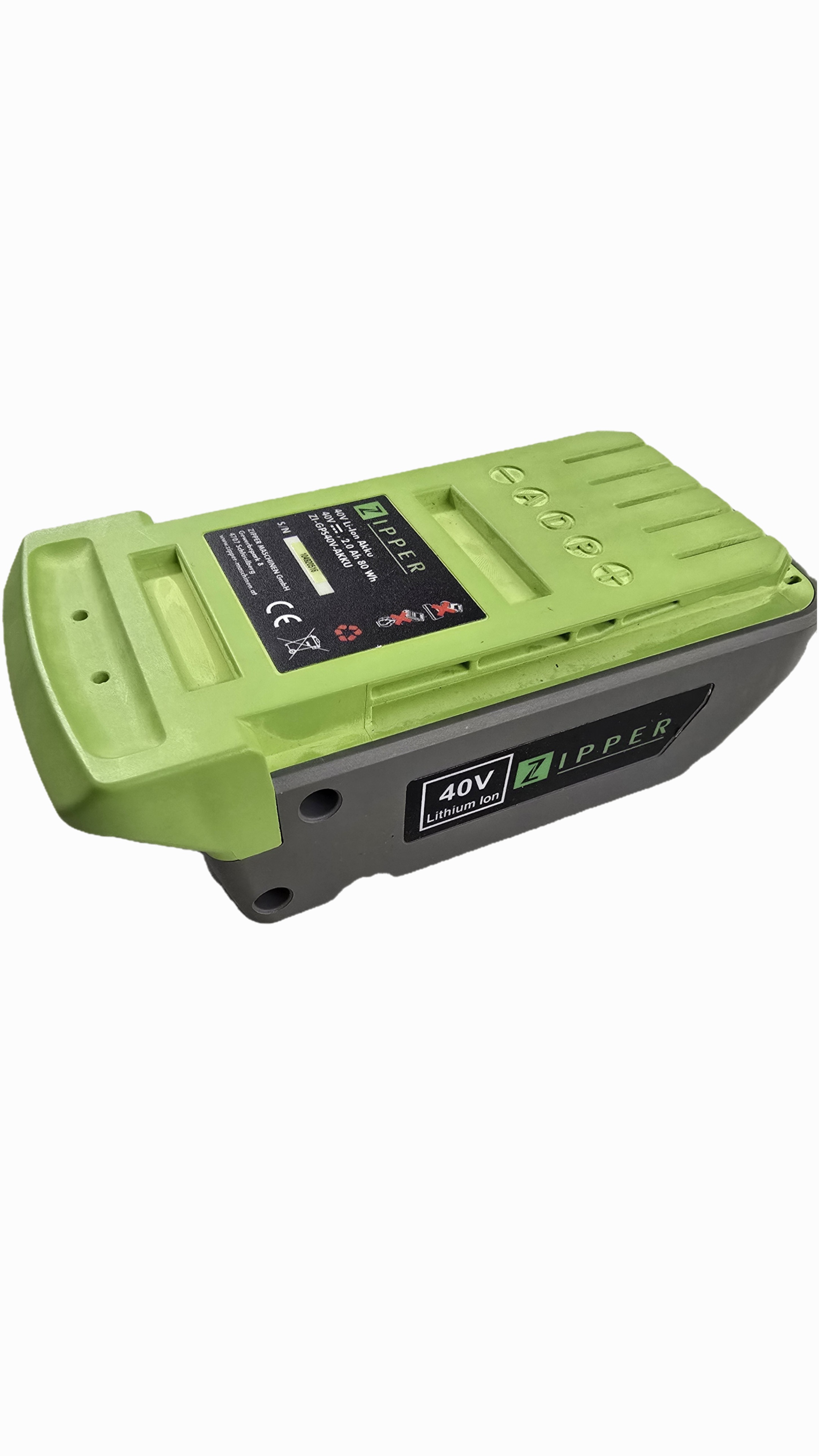 Zipper Ersatzakku MOS40V AKKU für Gartenpflege Set 40 Volt Akku GPSMOS40V-Akku