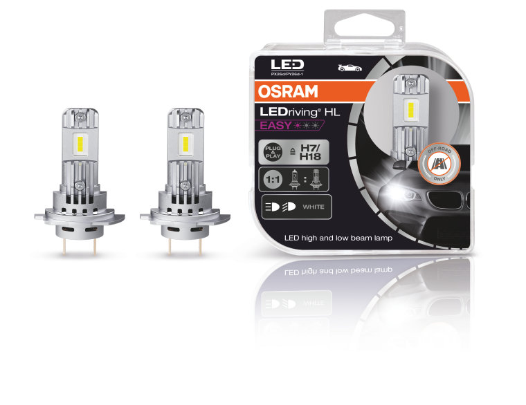 Osram H7 LEDriving HL EASY 64210DWESY LED H7/H18 PX26D/PY26D-1  12V 2er Set