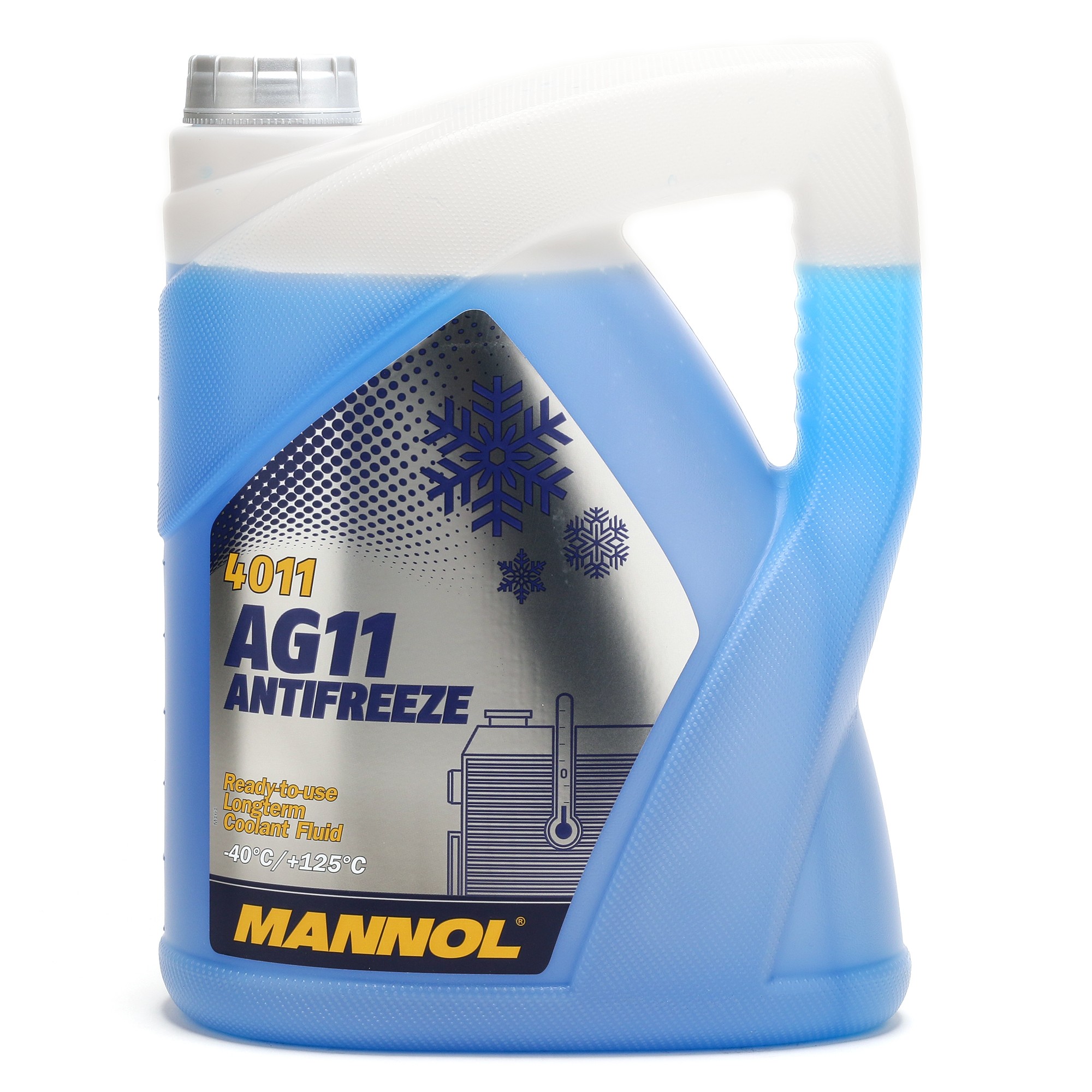 Mannol 4011 Kühlerfrostschutz Antifreeze AG11 Longterm -40 Fertigmischung 5 Liter