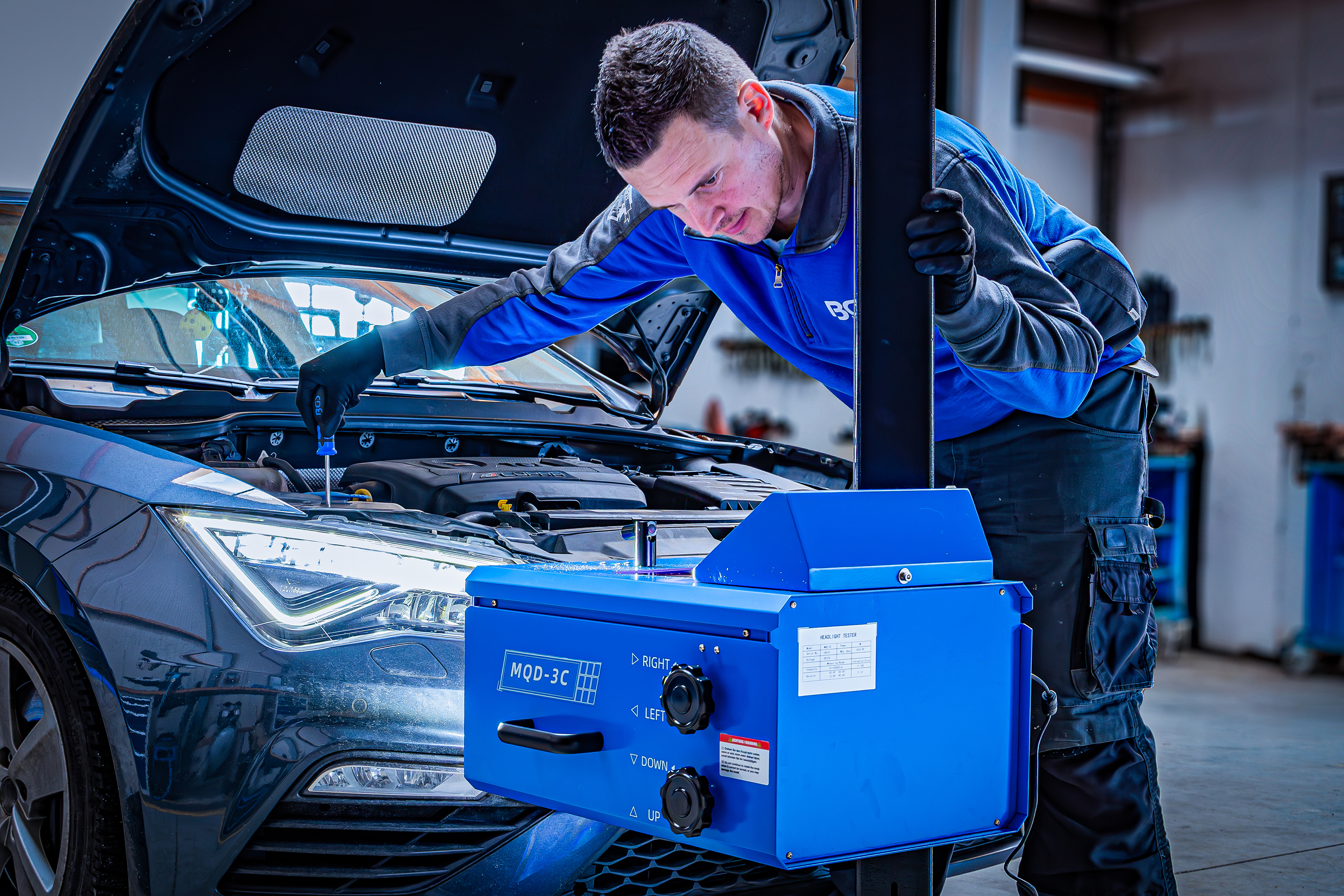 BGS Scheinwerfer-Einstellgerät