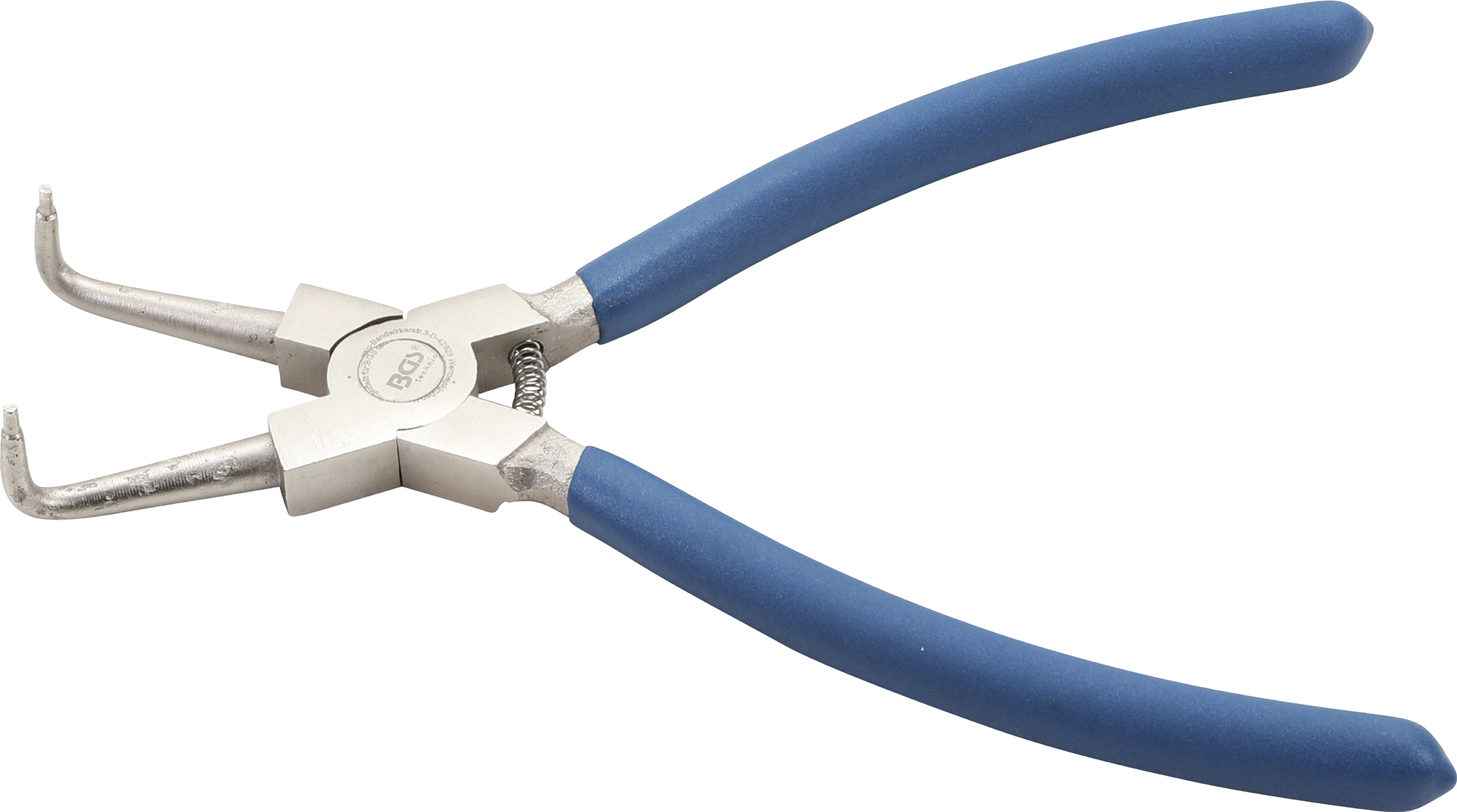 BGS Sprengringzange | abgewinkelt | für Innensprengringe | 225 mm