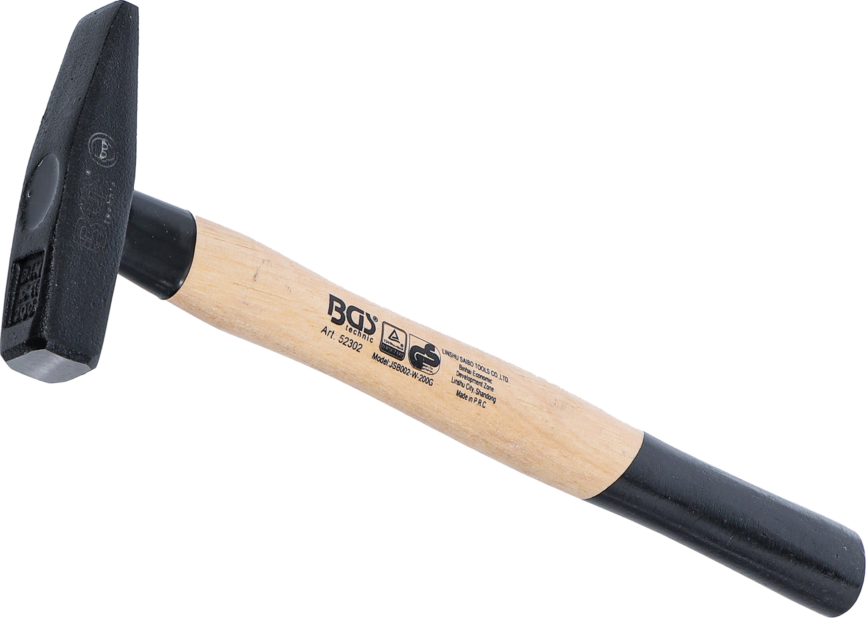 BGS Schlosserhammer | Hickory-Stiel | DIN 1041 | 200 g