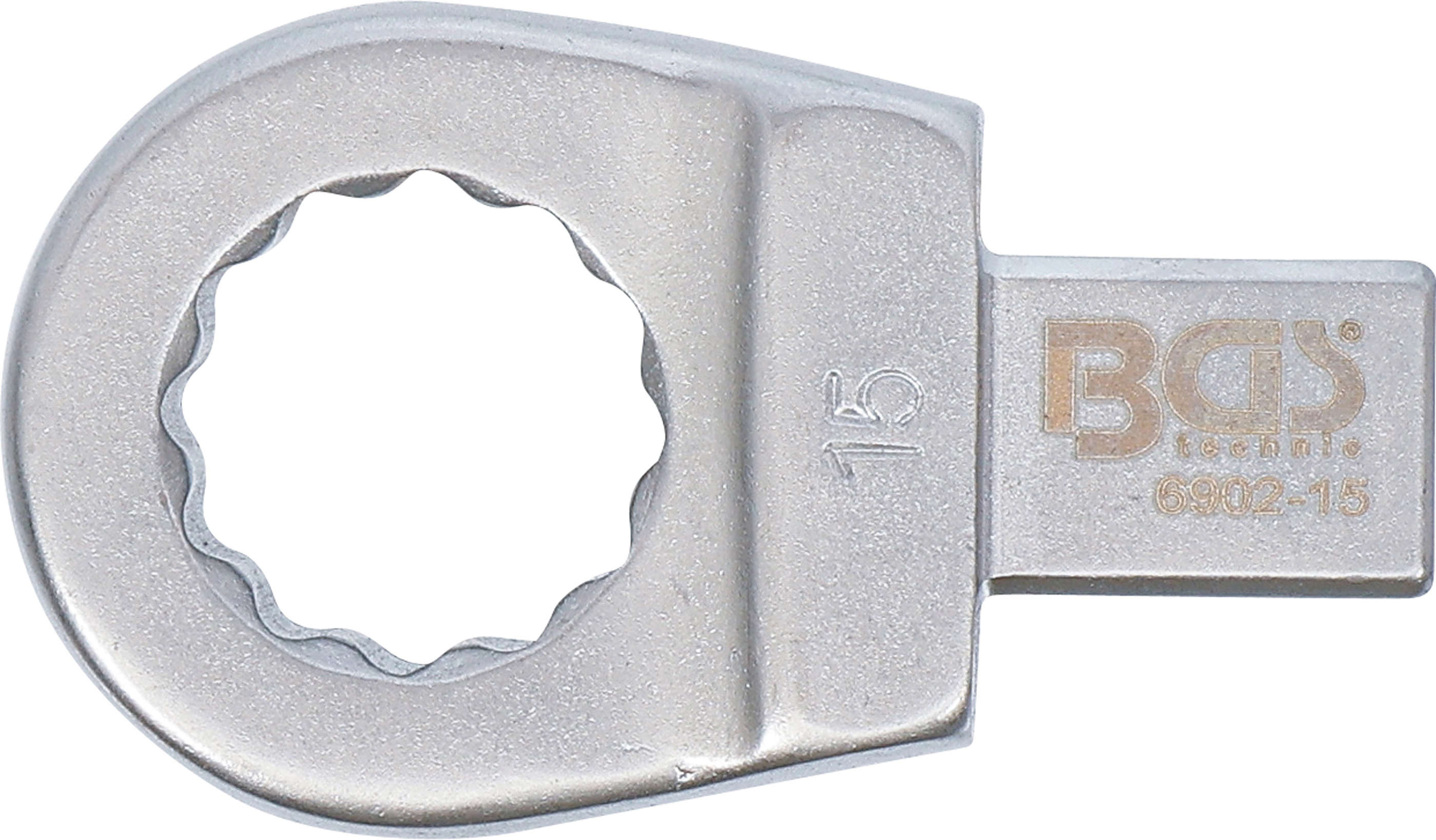 BGS Einsteck-Ringschlüssel | 15 mm | Aufnahme 9 x 12 mm