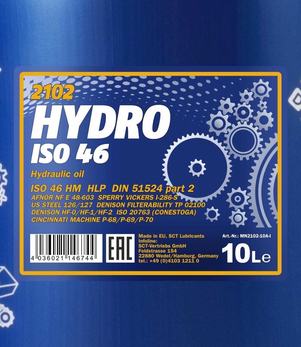 Mannol 2102 Hydro ISO 46 Hydrauliköl 10 Liter