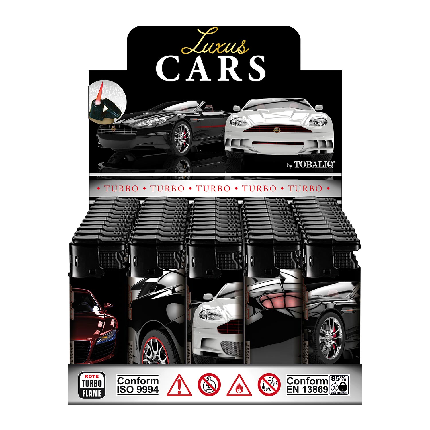 TobaliQ Turbo Feuerzeug Luxus Cars