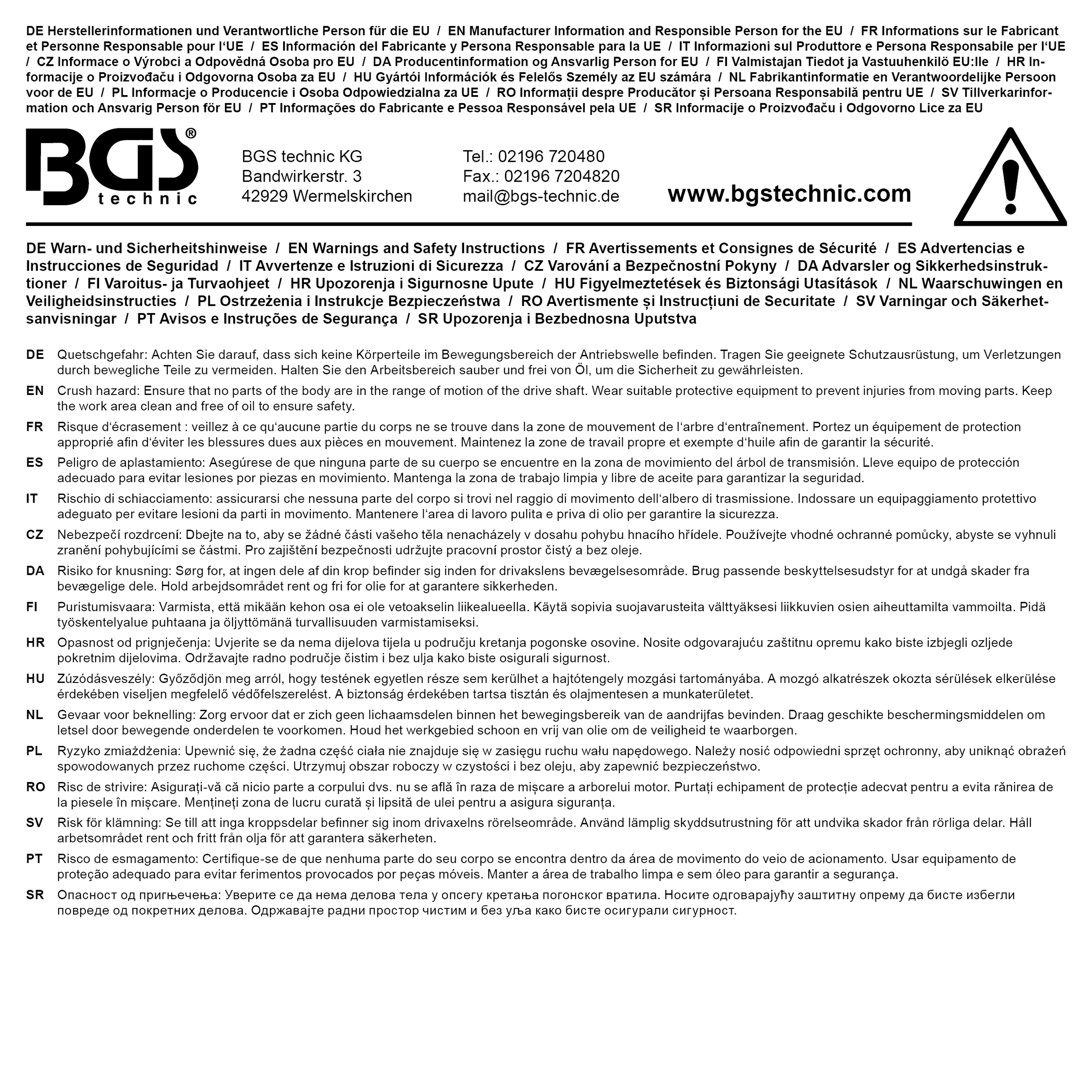 BGS Getriebezahnrad-Abzieher-Satz | für VAG