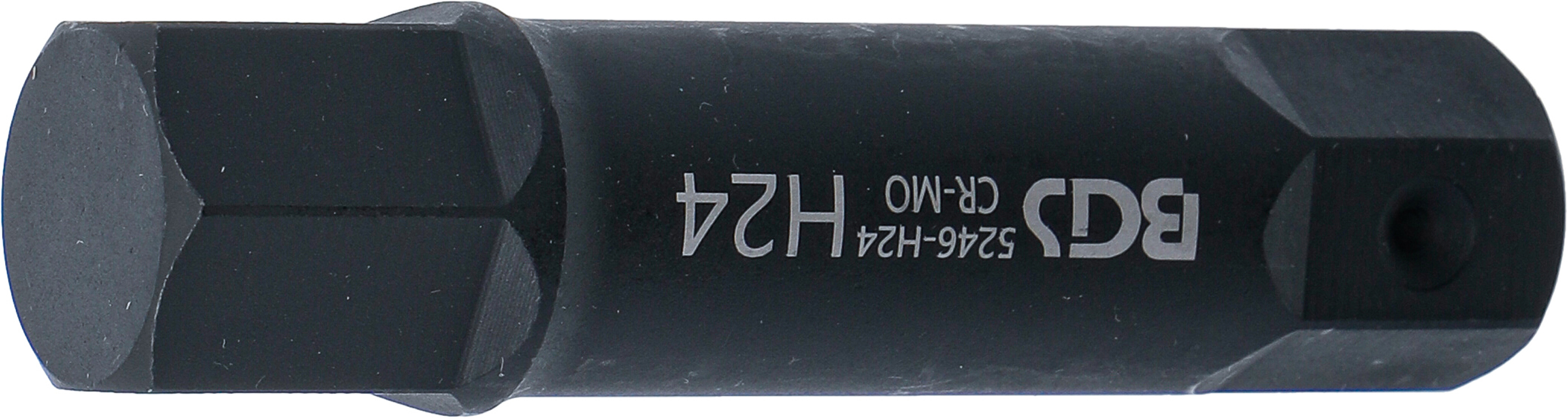 BGS Bit | Länge 100 mm | Antrieb Außensechskant 22 mm | Innensechskant 24 mm