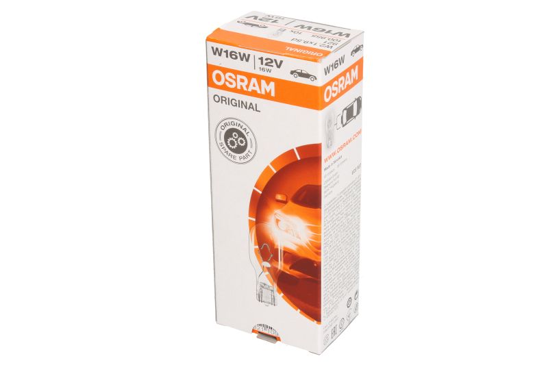 Osram 921 Glassockel 12V 16W W16W W2,1X9,5D 10er Pack