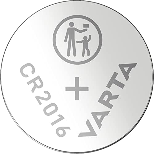 VARTA Batterien Knopfzelle CR2016 Lithium Coin 3V für elektronische Kleingeräte Autoschlüssel Fernbedienungen Waagen