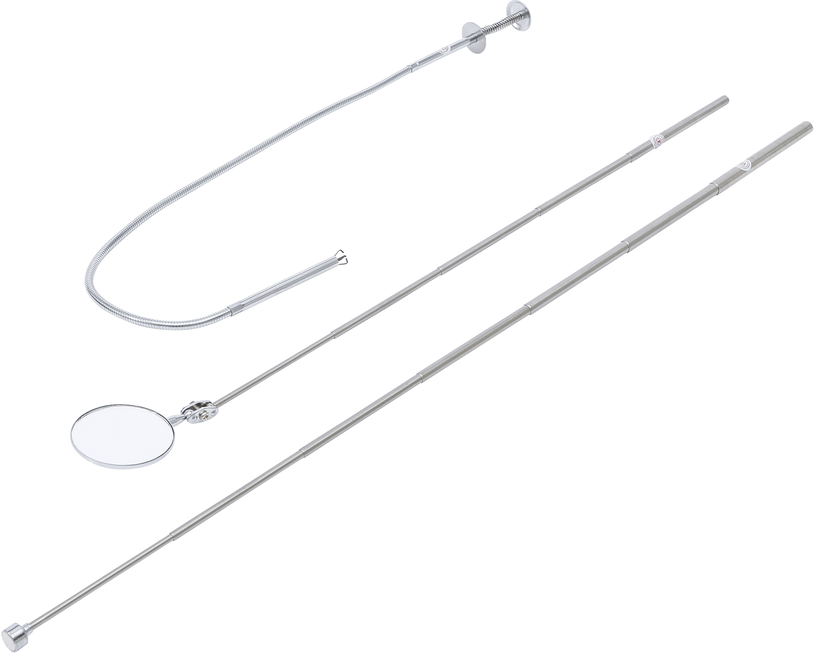 BGS Magnetheber- / Krallengreifer- und Inspektionsspiegel-Satz | 3-tlg.