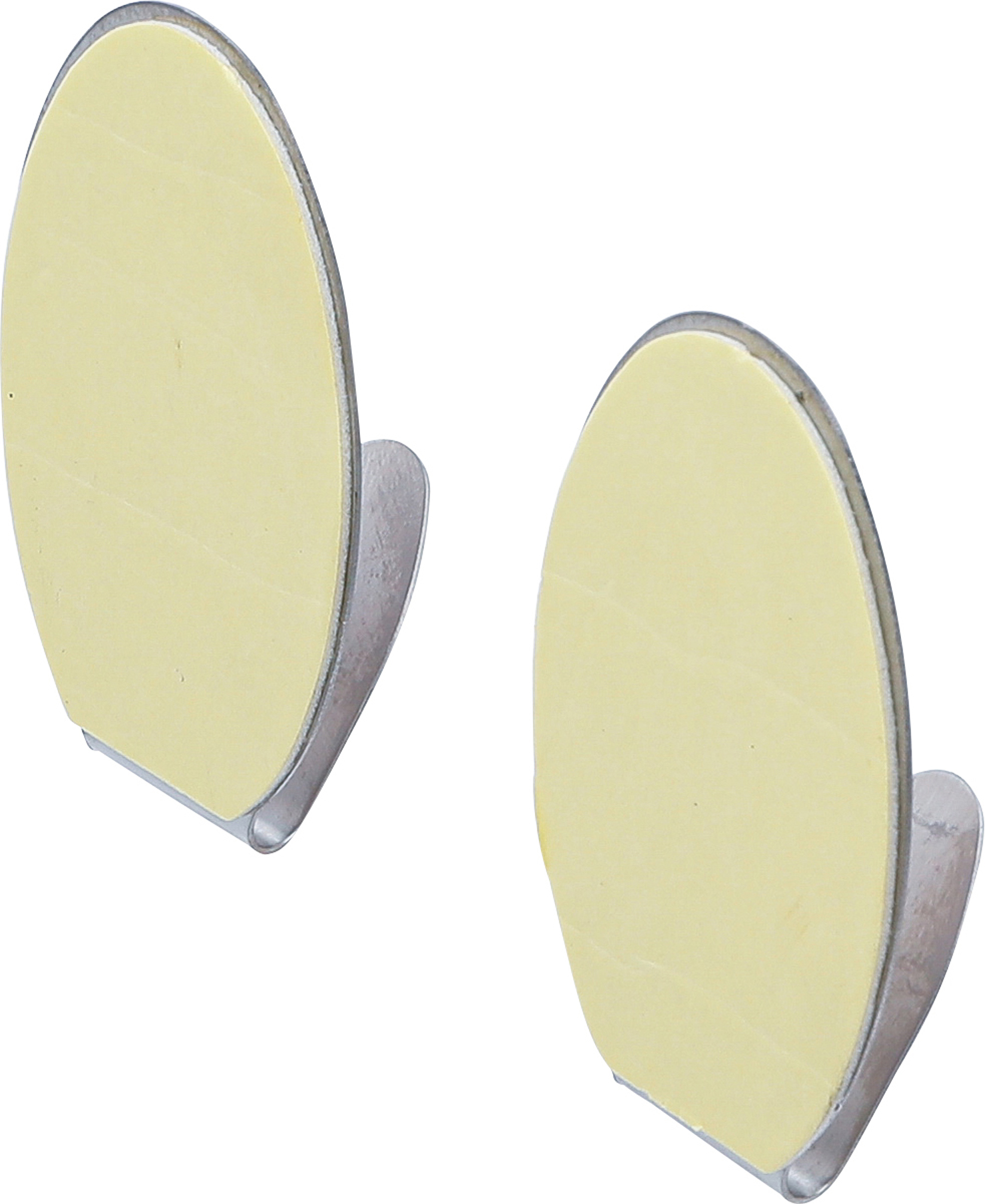 BGS Edelstahl-Klebehaken | 45 x 70 mm | 1,5 kg | 2-tlg.