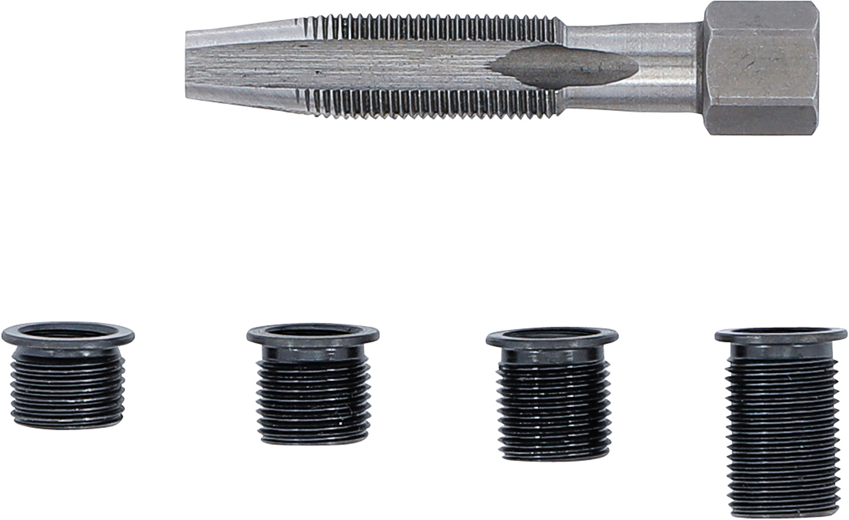 BGS Reparatursatz für Zündkerzengewinde | M10 x 1,0 | 5-tlg.