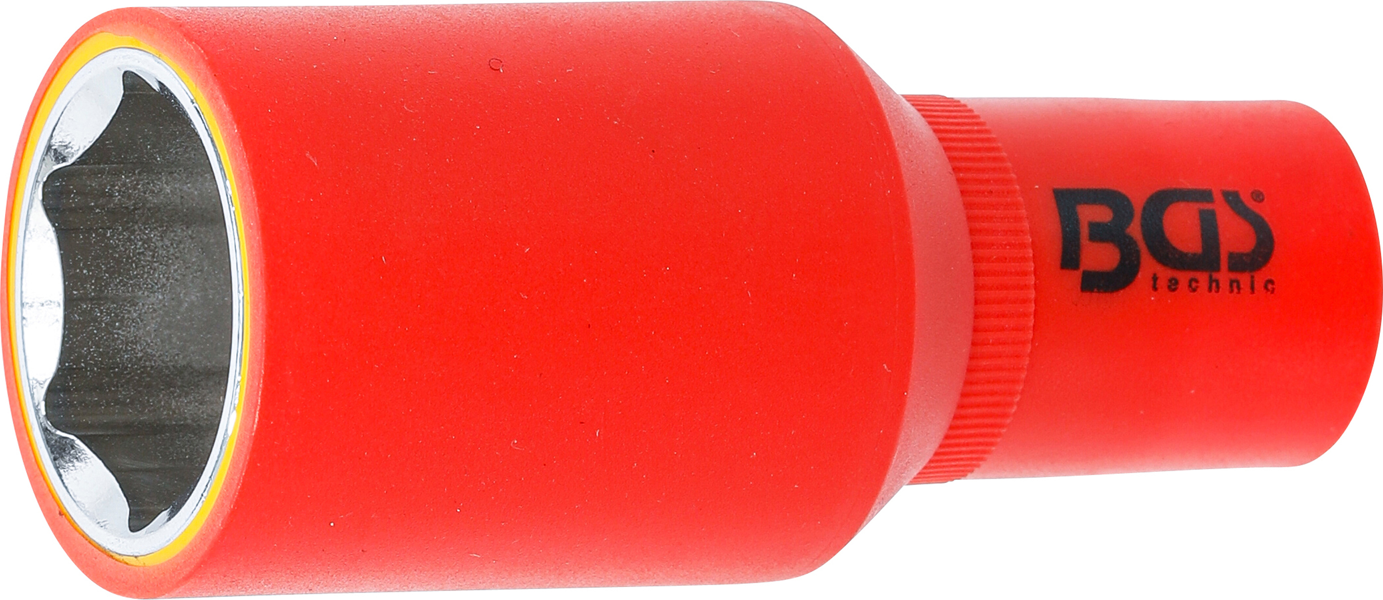 BGS VDE-Steckschlüssel-Einsatz Sechskant | Antrieb Innenvierkant 12,5 mm (1/2") | SW 27 mm