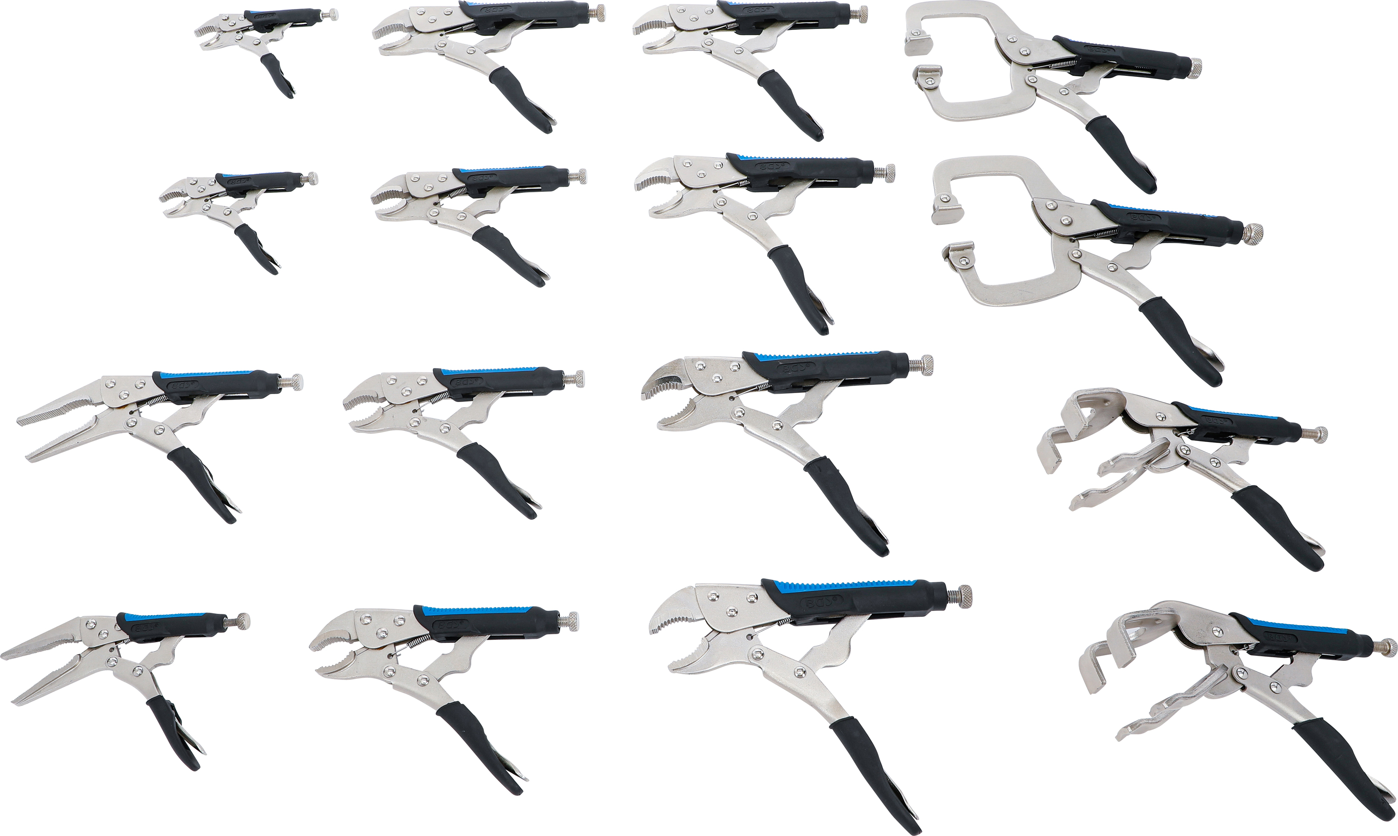 BGS Karosserie-Gripzangen-Satz | 16-tlg.