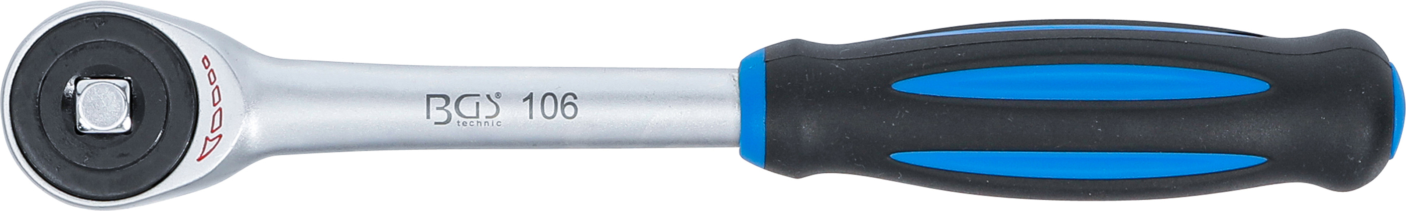 BGS Umschaltknarre mit Drehgriff | Abtrieb Außenvierkant 10 mm (3/8")