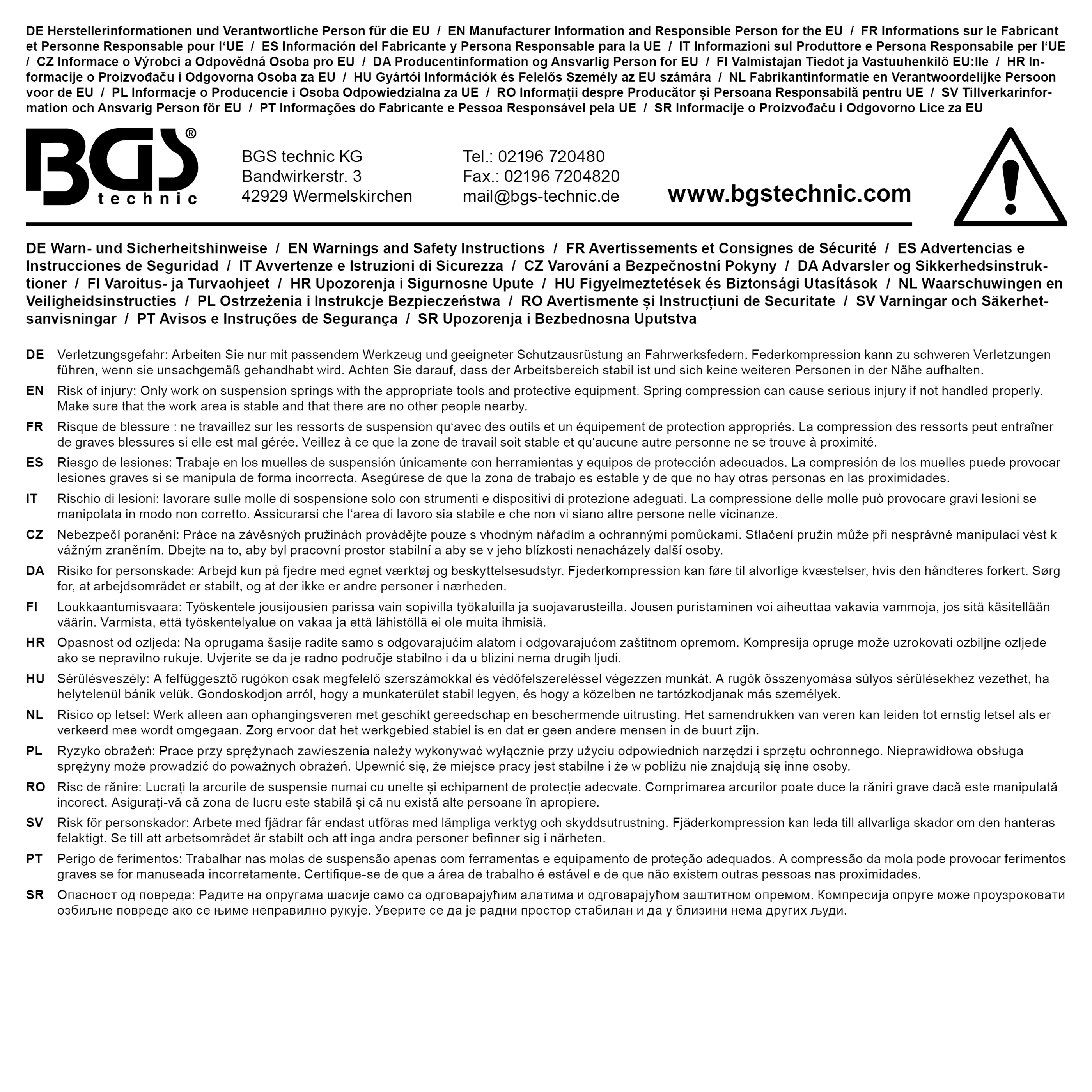 BGS Federbein-Gelenkeinsatz | 14 mm | für VAG