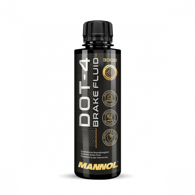 Mannol 3002 Bremsflüssigkeit DOT-4 Brake Fluid 250 ml 