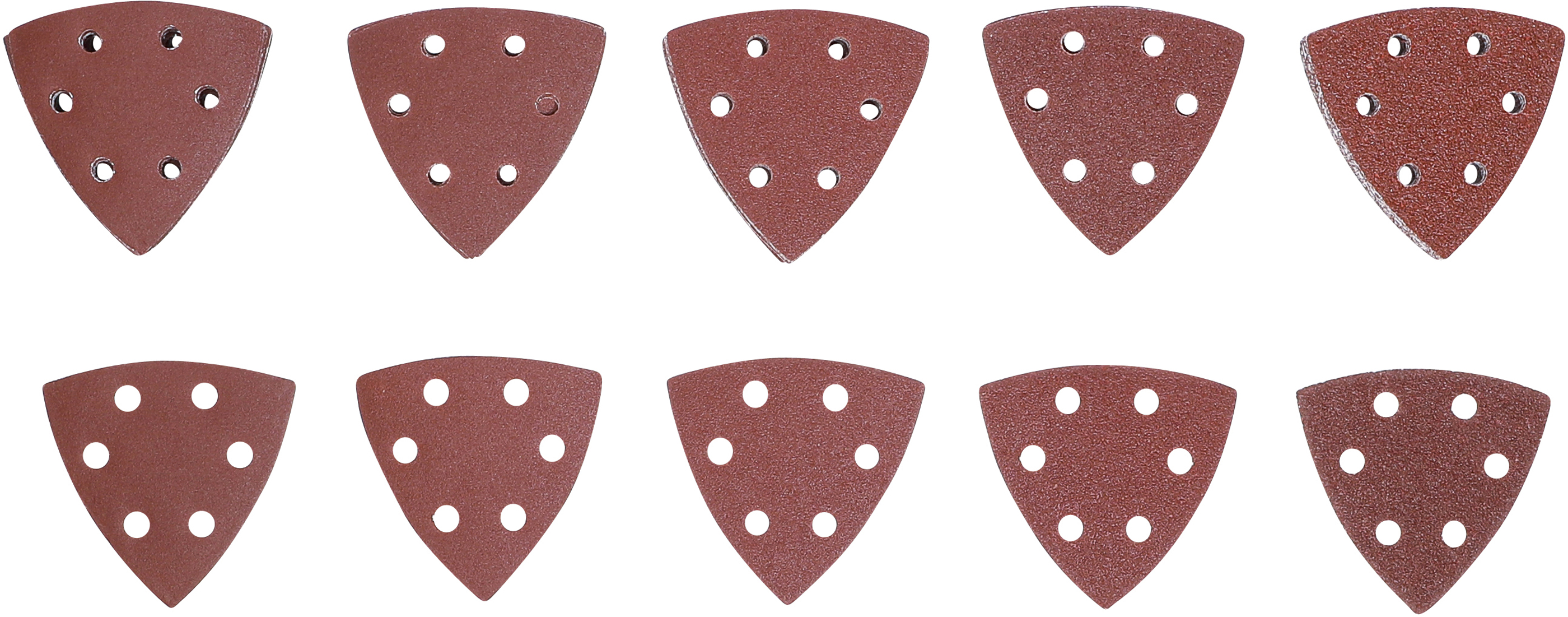BGS Schleifblatt-Satz für Dreieckschleifer | 95 x 95 mm | K 40 - 180 | 50-tlg.