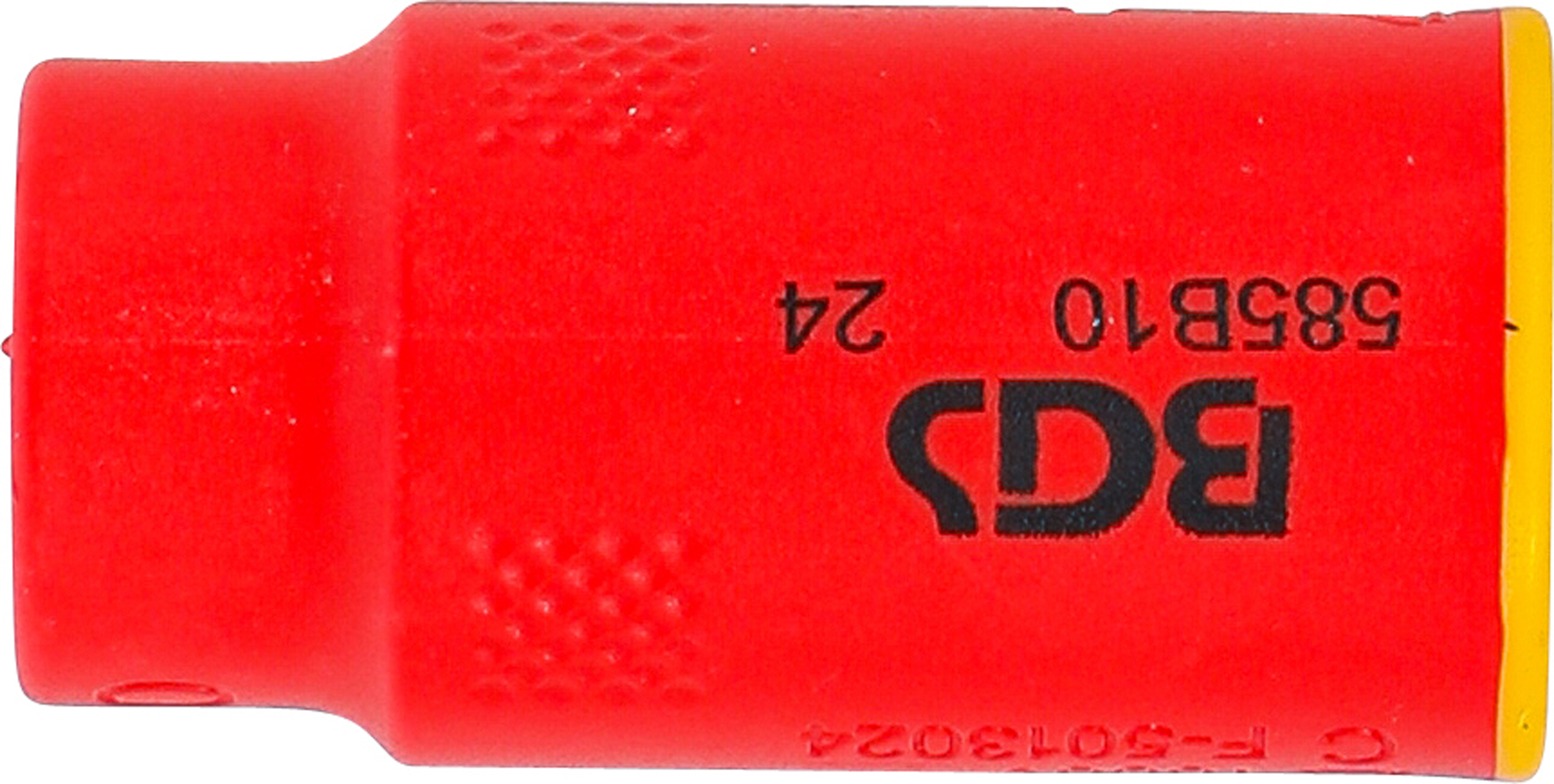 BGS VDE-Steckschlüssel-Einsatz Sechskant | Antrieb Innenvierkant 10 mm (3/8") | SW 10 mm