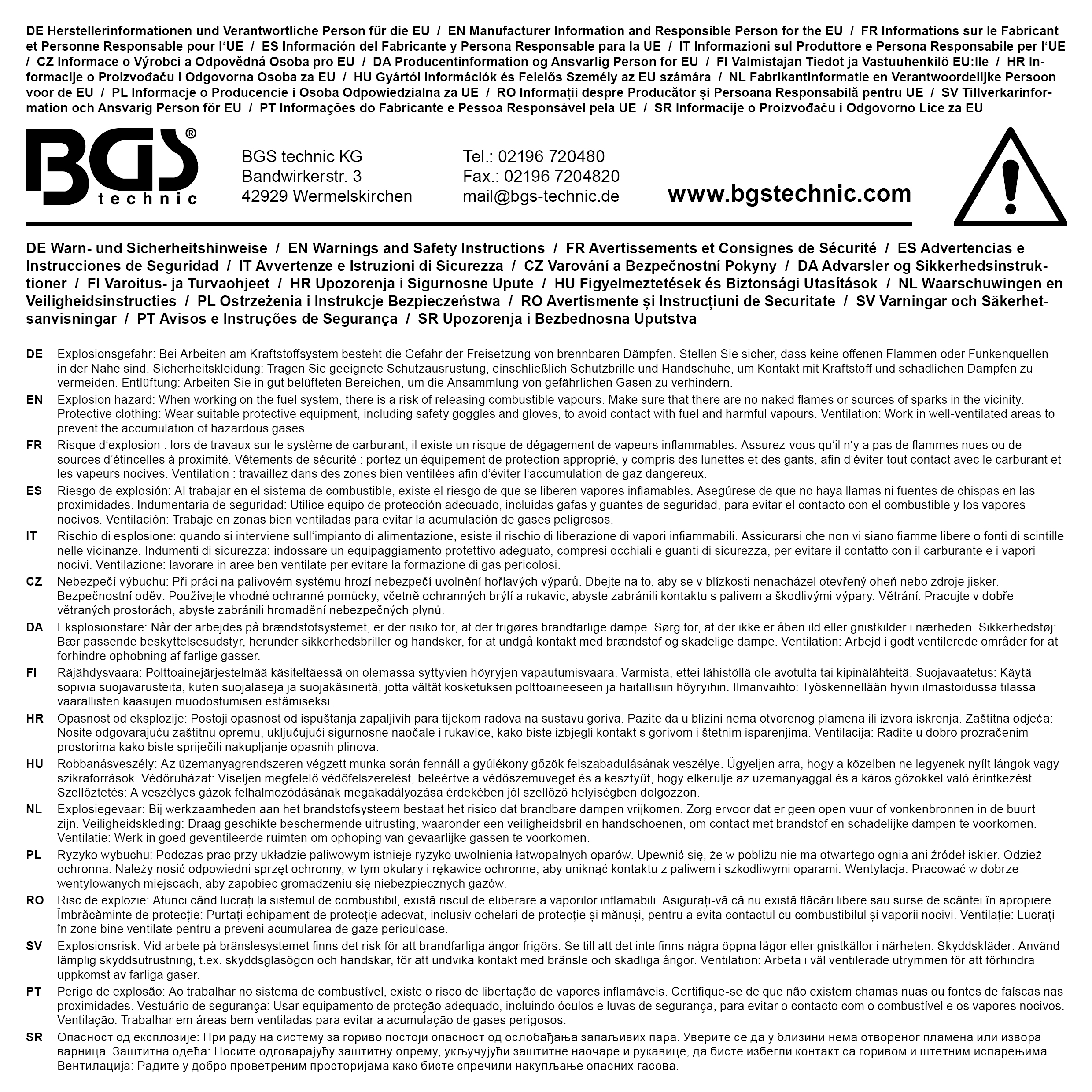 BGS Einspritzpumpen-Kettenrad-Haltewerkzeug | für Ford 2.2 & 3.2 TDCi Duratorq (Puma)