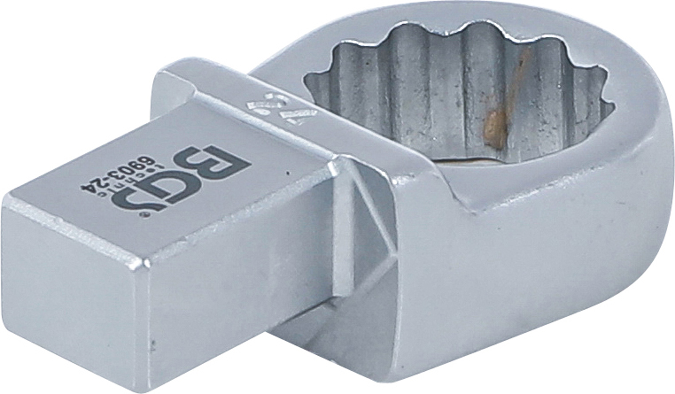 BGS Einsteck-Ringschlüssel | 24 mm | Aufnahme 14 x 18 mm BGS Einsteck-Ringschlüssel | 24 mm | Aufnahme 14 x 18 mm