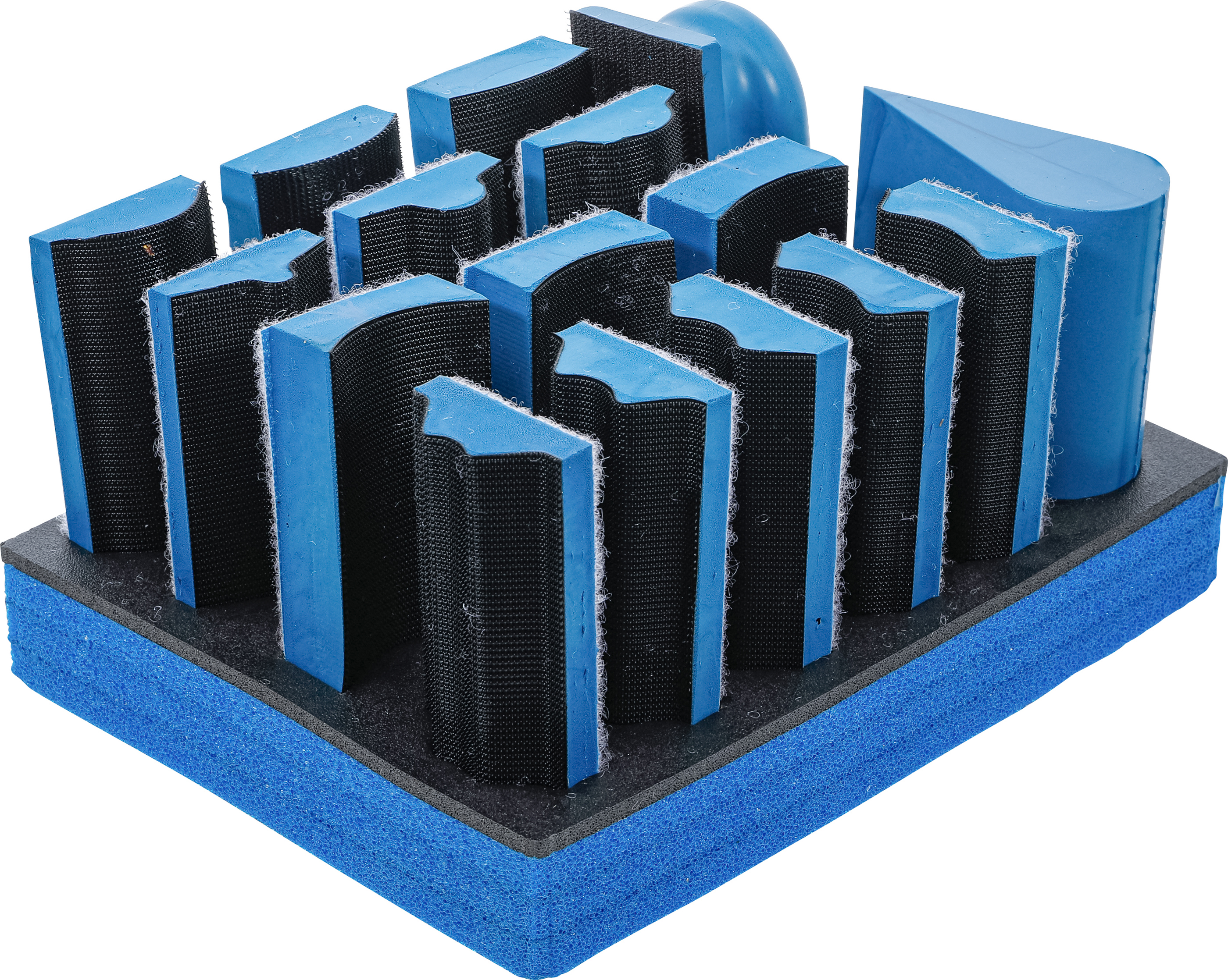 BGS Klett-Schleifblock-Satz | 16-tlg.