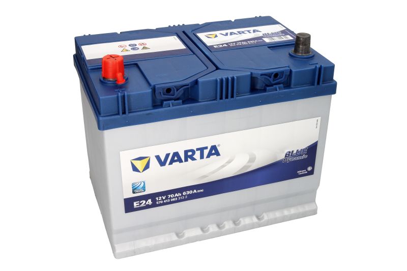 Starterbatterie VARTA E24 Blue Dynamic Autobatterie 12V 70Ah 630A