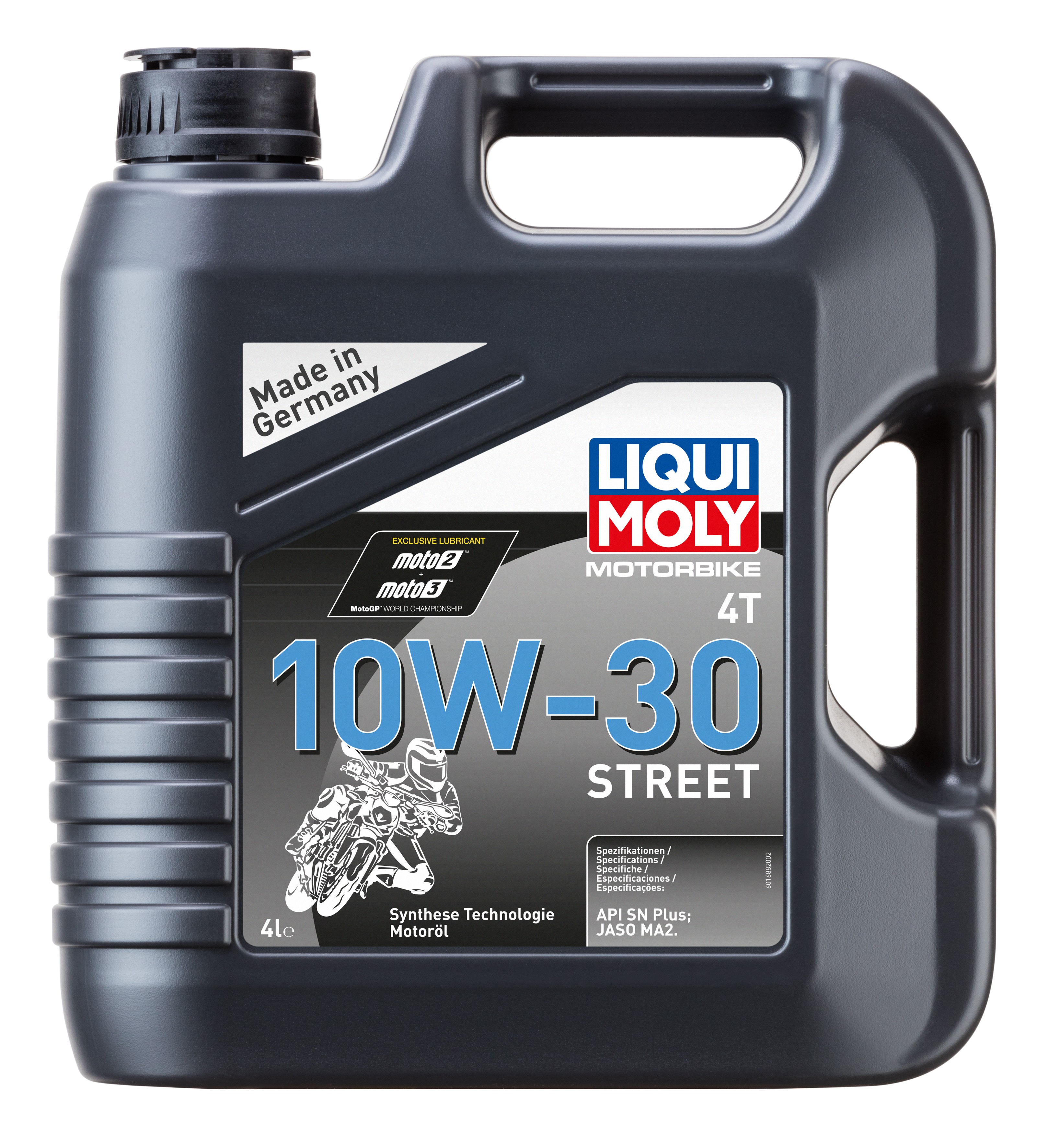 10W-30 Liqui Moly 1688 Street Motorbike 4T Motorrad Motoröl 4 Liter