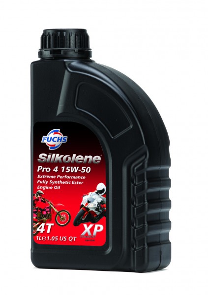 15W-50 Fuchs Silkolene Pro 4 XP Motorrad Motoröl 1 Liter