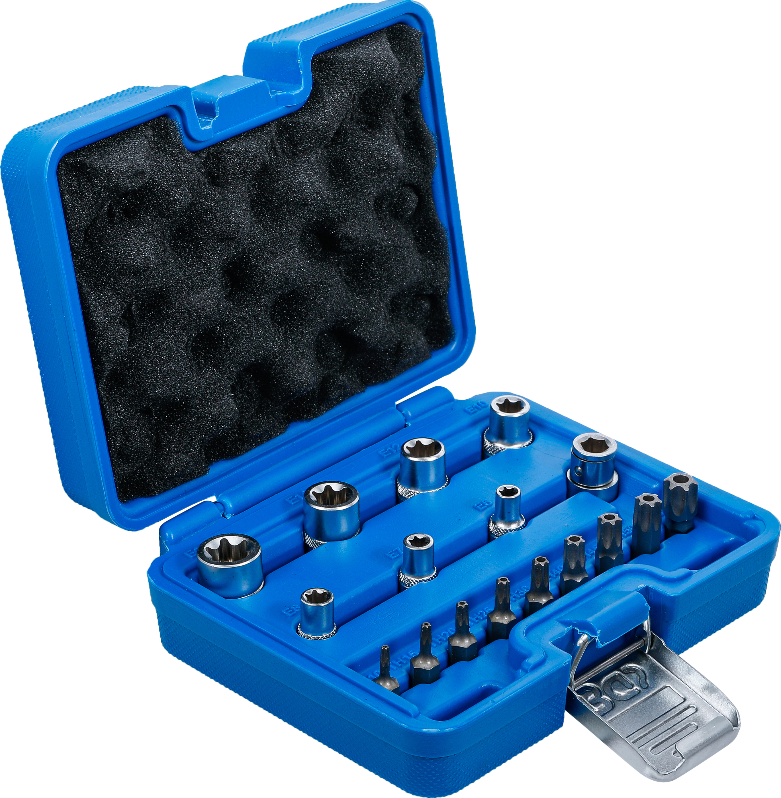BGS Bit- und Steckschlüssel-Satz | E-Profil / T-Profil (für Torx) | 17-tlg.