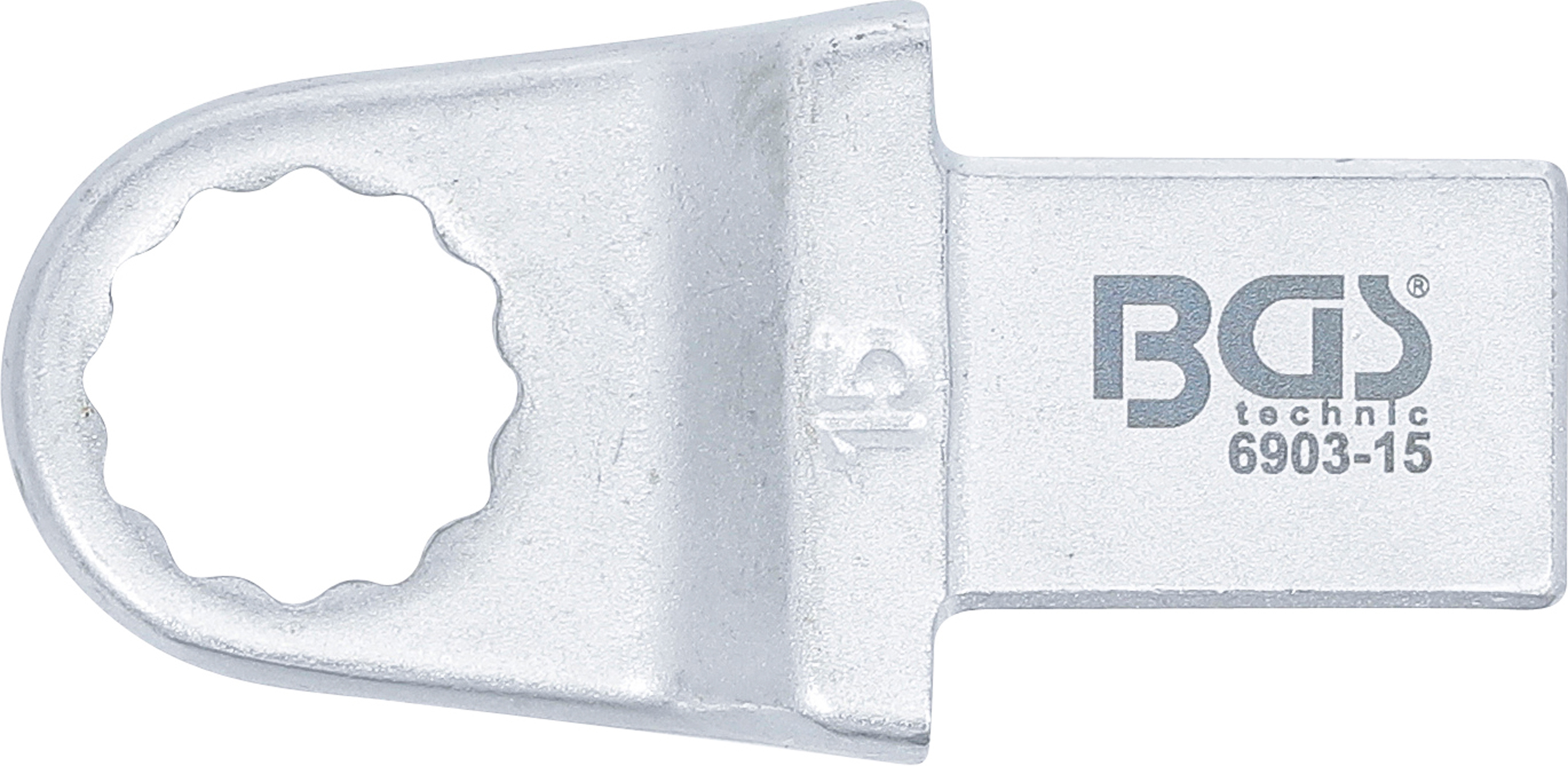 BGS Einsteck-Ringschlüssel | 15 mm | Aufnahme 14 x 18 mm BGS Einsteck-Ringschlüssel | 15 mm | Aufnahme 14 x 18 mm