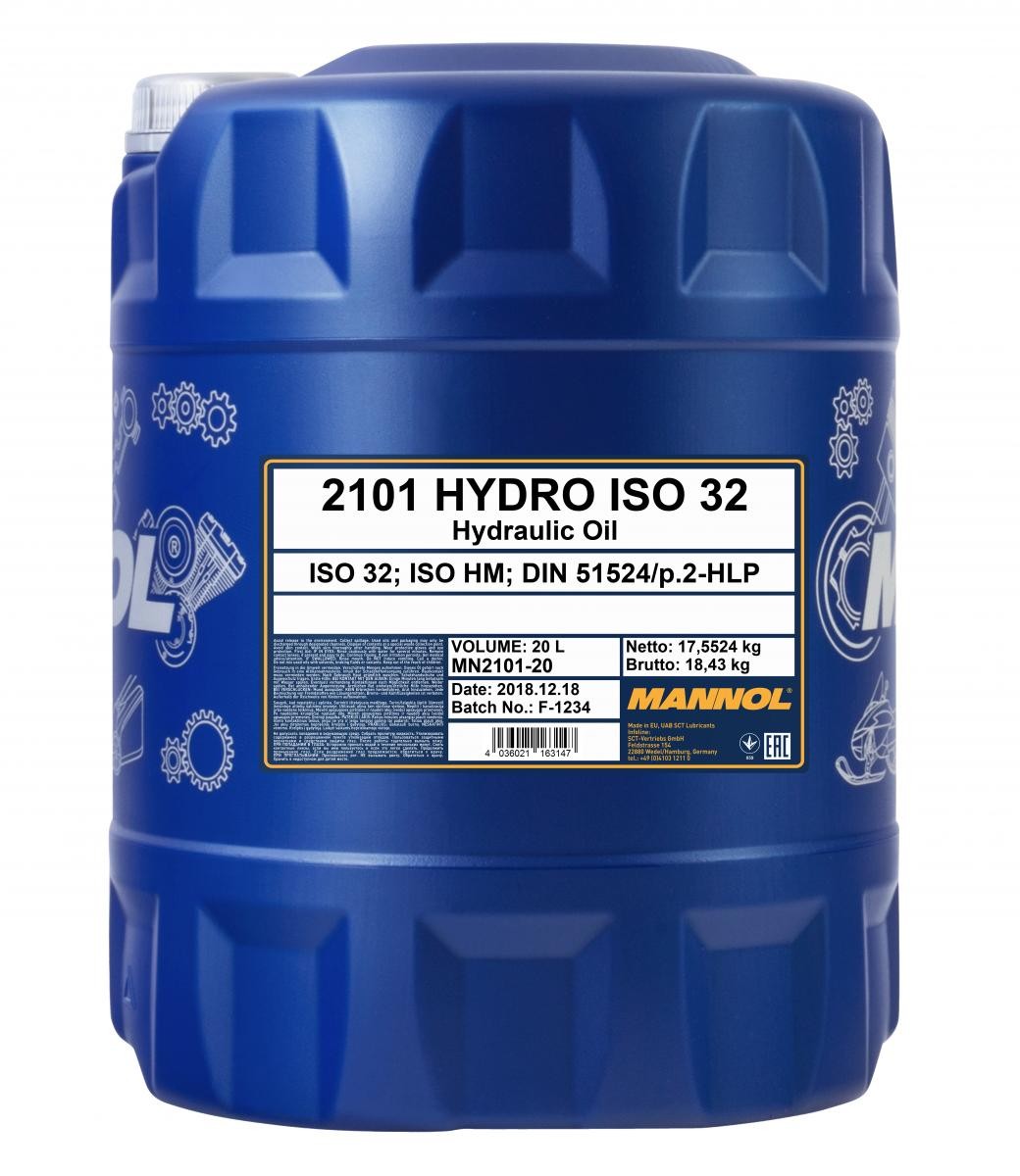 Mannol 2101 Hydro ISO 32 Hydrauliköl 20 Liter