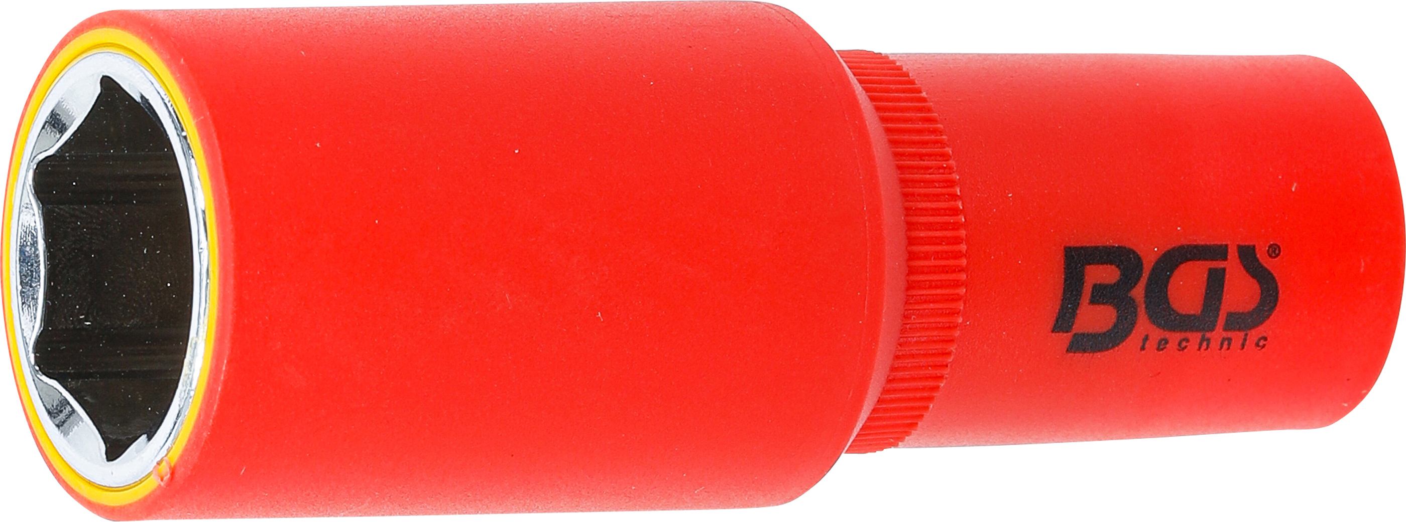 BGS VDE-Steckschlüssel-Einsatz Sechskant | Antrieb Innenvierkant 12,5 mm (1/2") | SW 22 mm