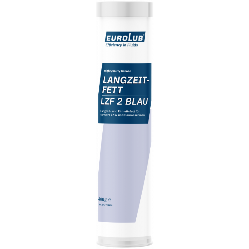 Eurolub Langzeitfett LZF 2 Blau Kartusche Merhzweckfett Schmierfett 400g