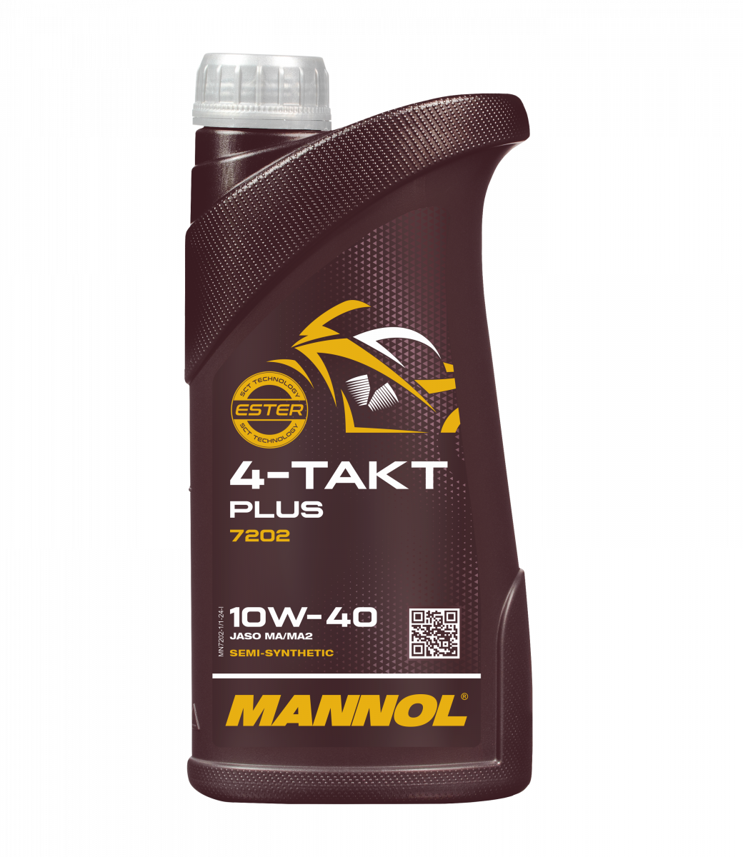 10W-40 Mannol 7202 4-Takt Plus Motoröl Motorrad 1 Liter