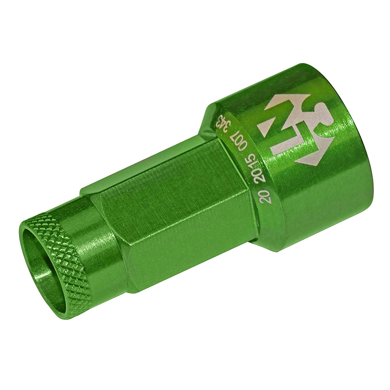 Foliatec LugNuzz Cover Set grün eloxiert 17 mm